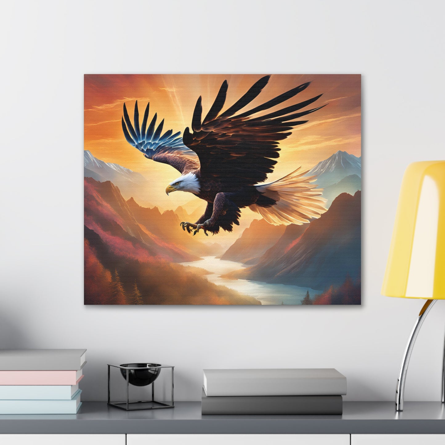 Majestic Eagle Canvas Gallery Wrap - Stunning Wall Art for Nature Lovers