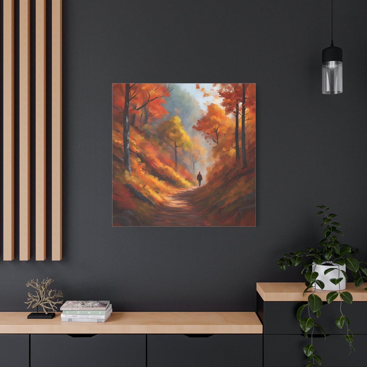 Autumn Landscape Canvas Print - Stretched Art for Home Decor