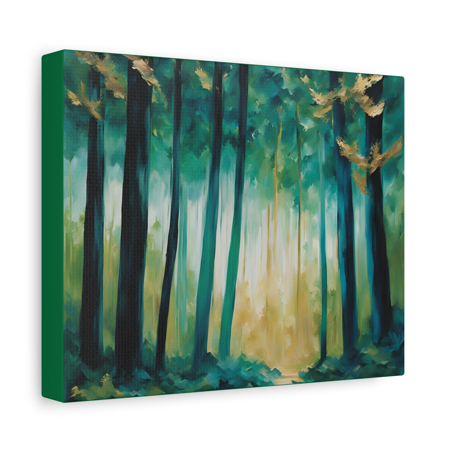 Serene Forest Canvas Wall Art – Tranquil Nature Landscape Print