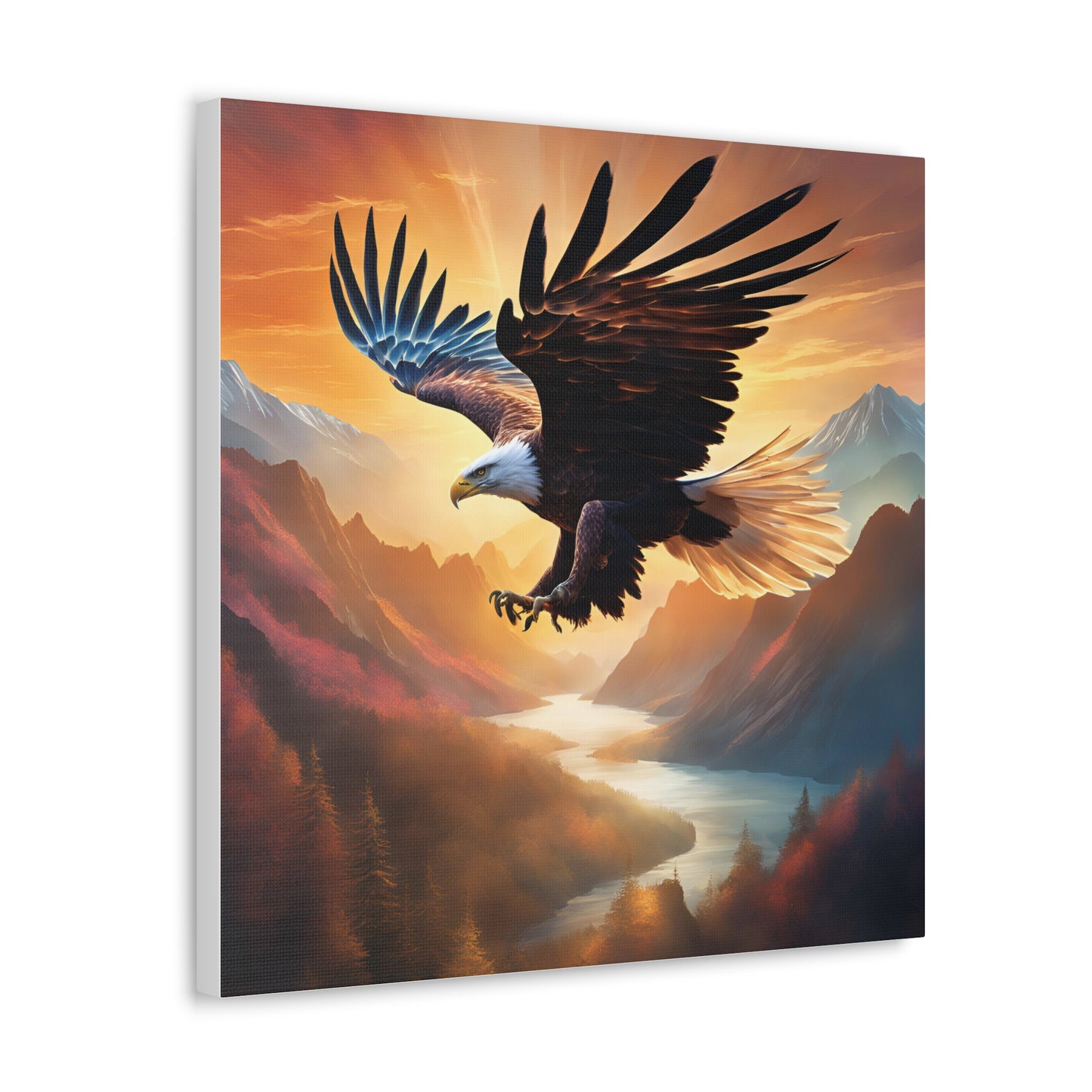 Majestic Eagle Canvas Gallery Wrap - Stunning Wall Art for Nature Lovers