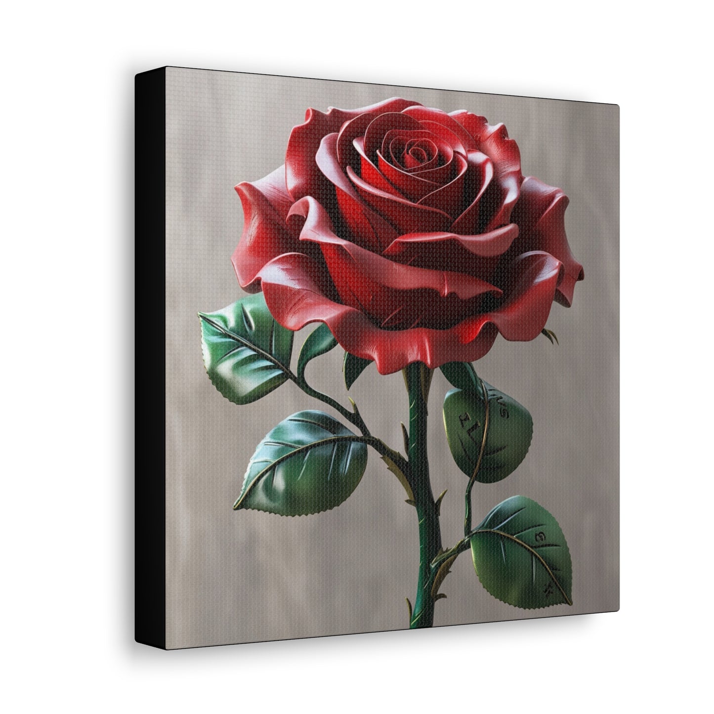 Elegant Rose Canvas Gallery Wrap - Timeless Floral Wall Art for Home Decor