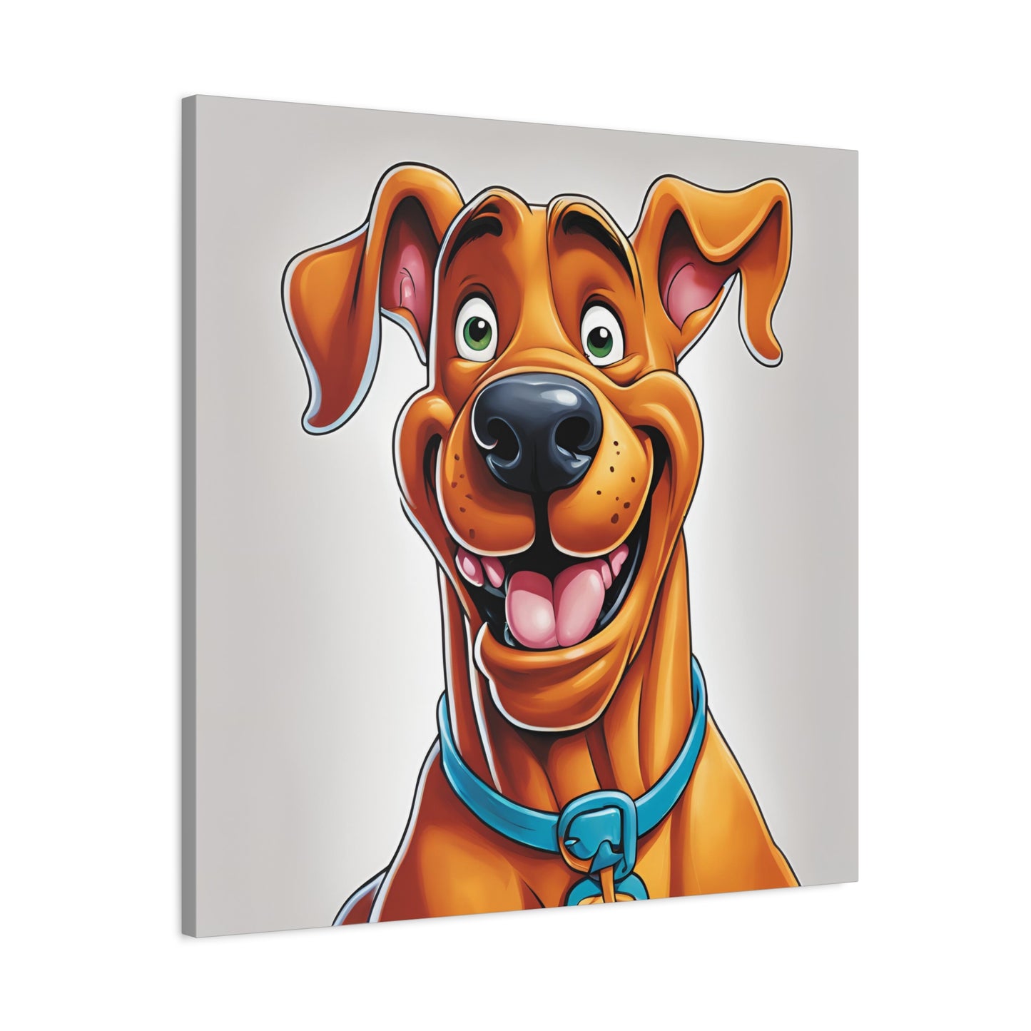 Scooby-Doo Canvas Art - Cheerful Dog Wall Decor