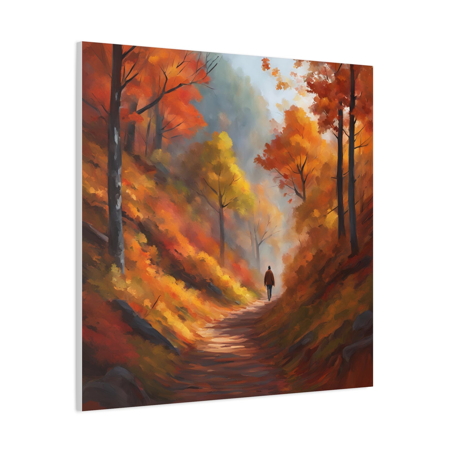 Autumn Landscape Canvas Print - Stretched Art for Home Decor