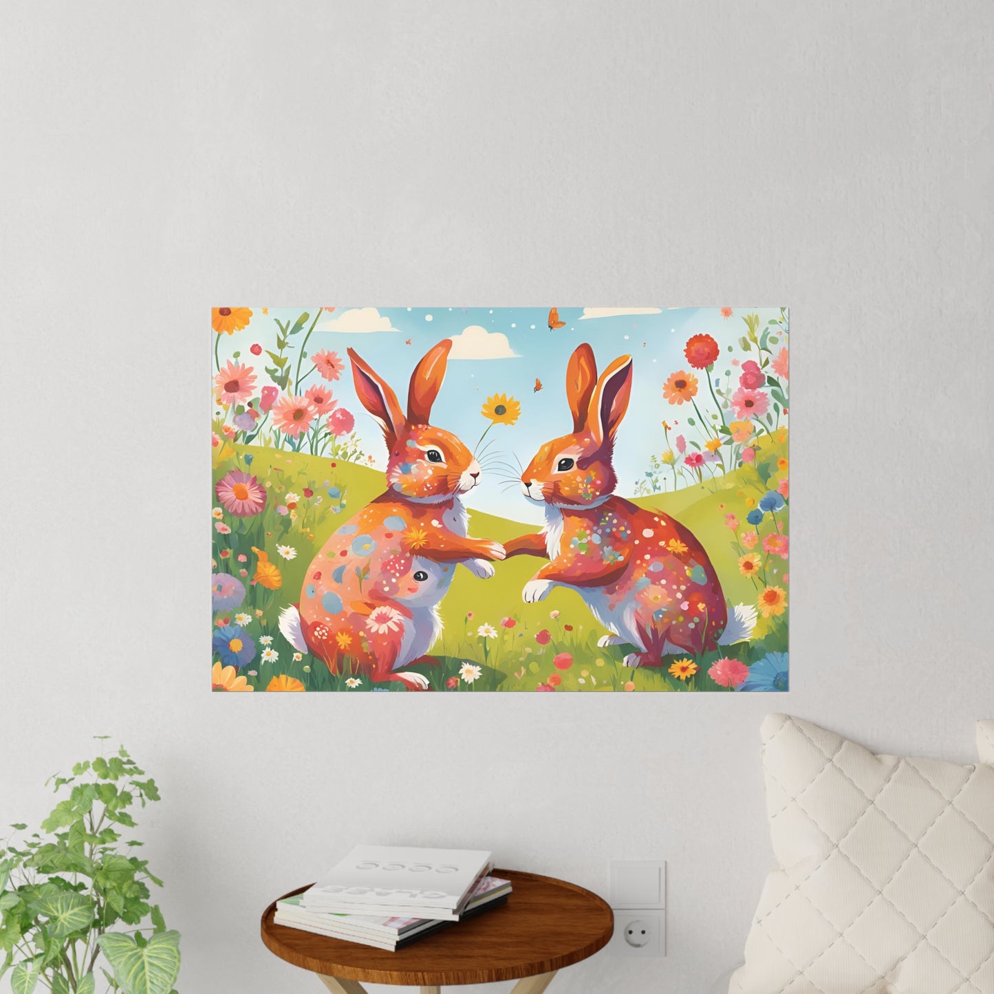 Bunny Wall Decals For Kids