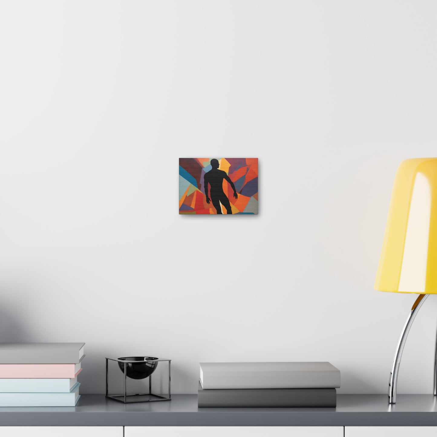 Abstract Canvas Gallery Wrap Shadow vs. Reality - Silhouette Art for Home Decor