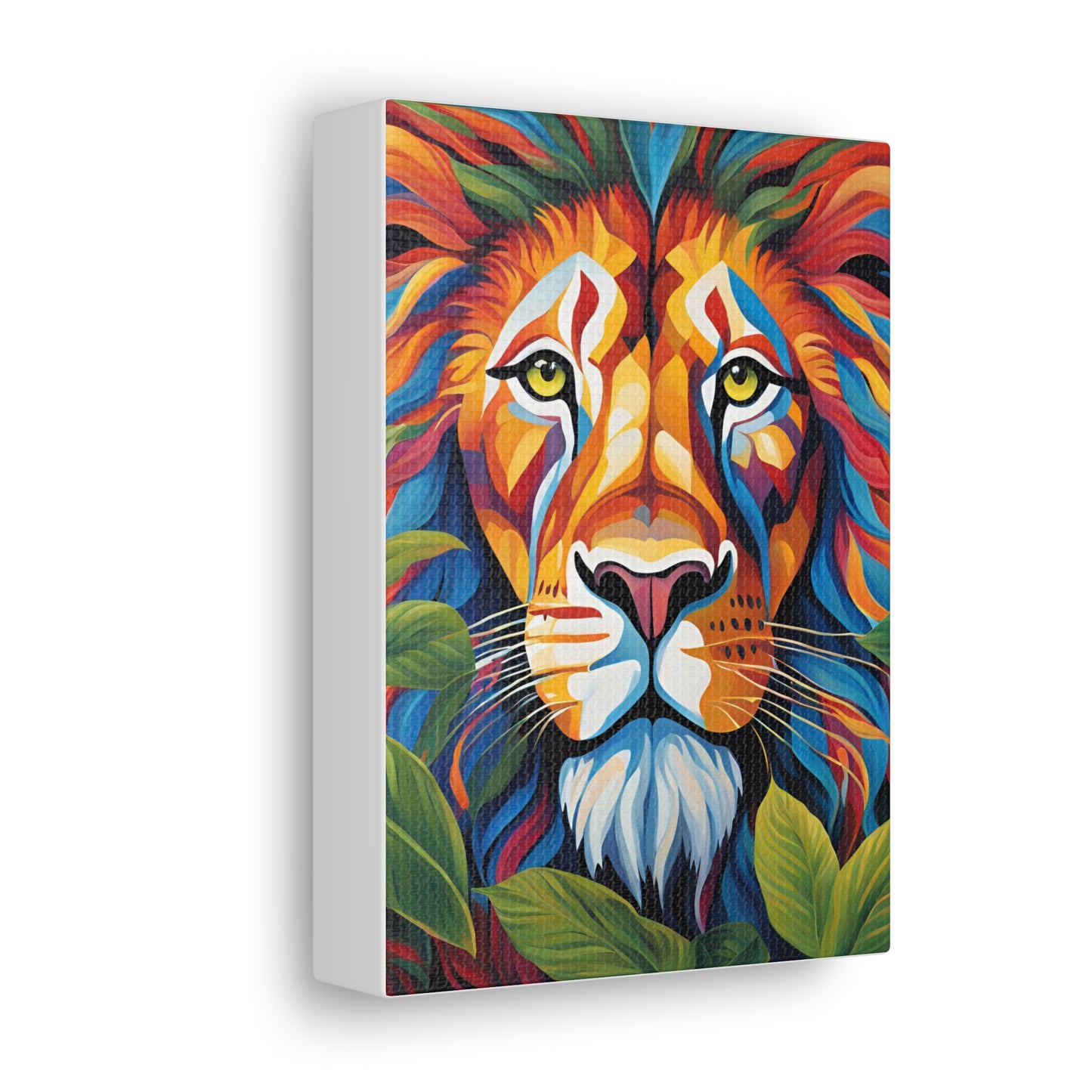 Canvas Art Print - Lion with a Human Face