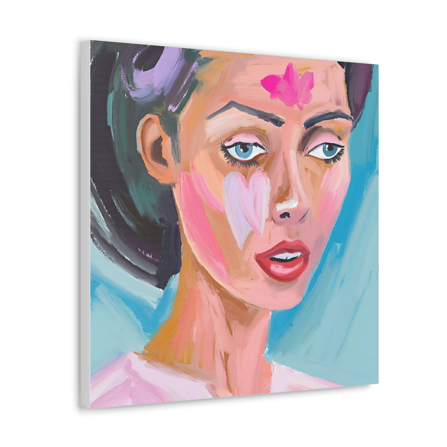 Canvas Wall Art - Vibrant Bold Portrait Art for Home Decor