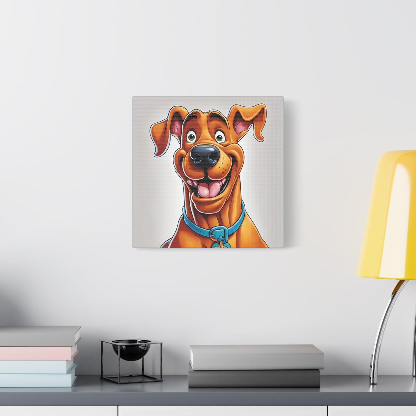 Scooby-Doo Canvas Art - Cheerful Dog Wall Decor