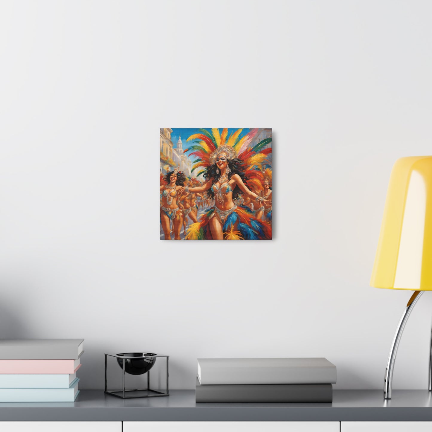 Carnival Celebration Canvas Gallery Wraps - Vibrant Art for Carnival in Brazil