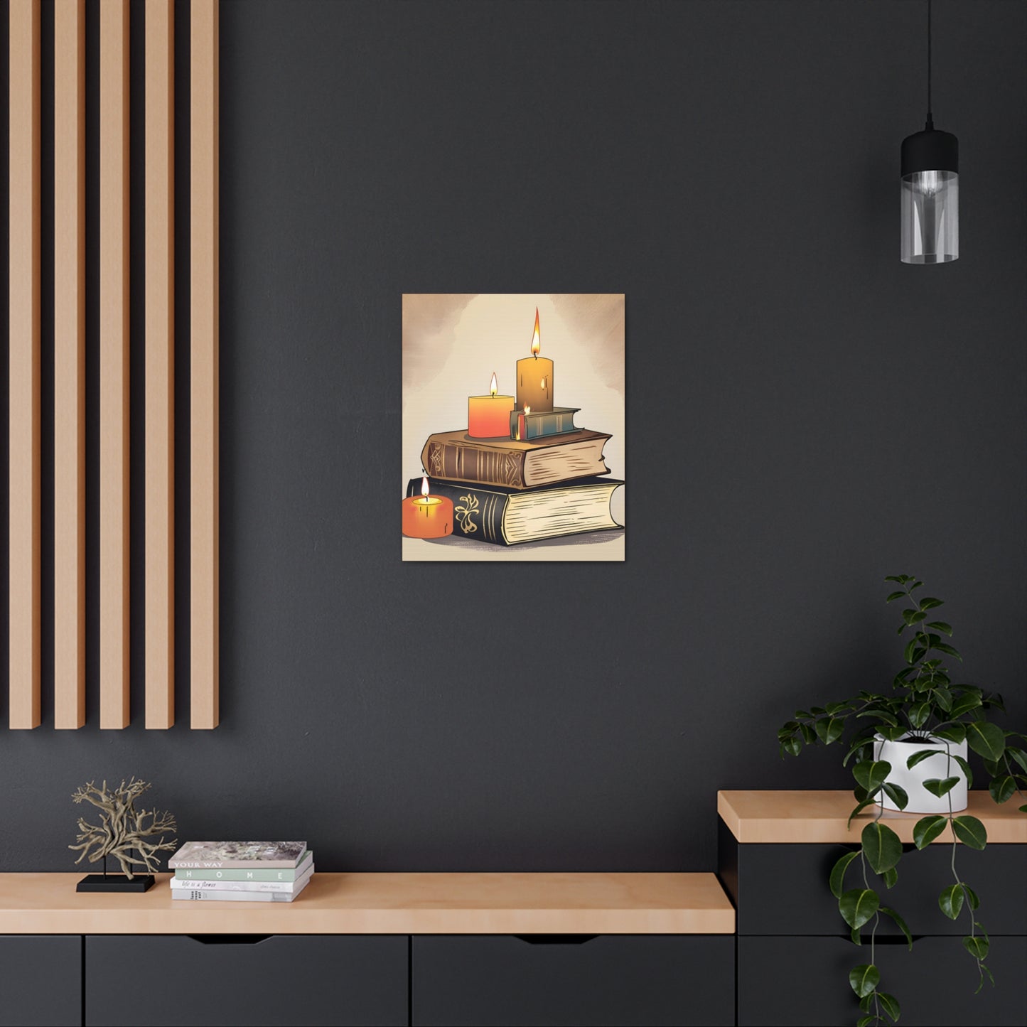 Cozy Book Lovers Canvas Gallery Wraps - Perfect for Home Decor