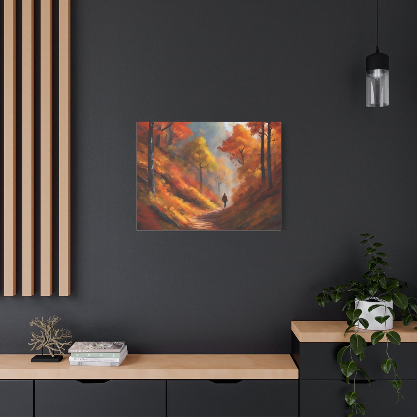 Autumn Landscape Canvas Print - Stretched Art for Home Decor