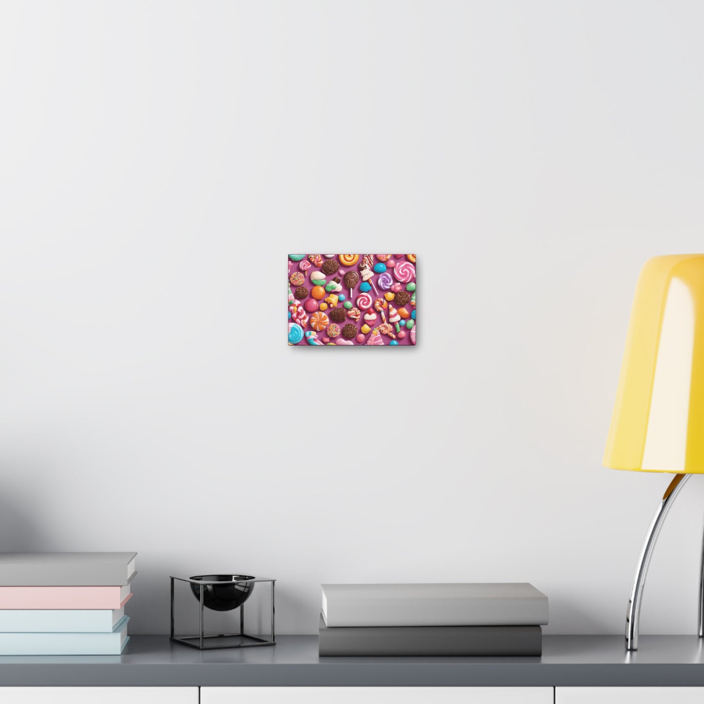 Canvas Gallery Wraps - Candy-Themed Sweet Treat Wall Art for Decor Lovers