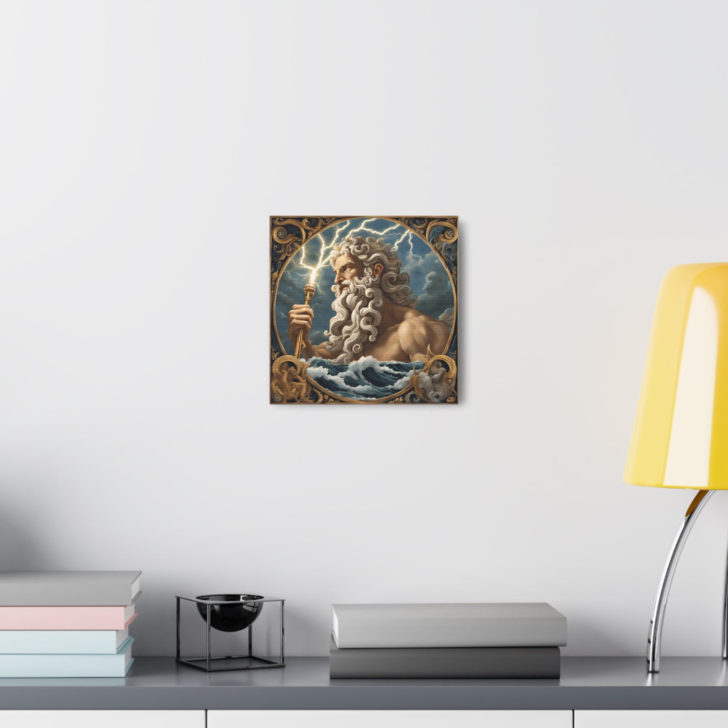 Mythical Zeus Canvas Gallery Wrap - Wall Art for Home Decor