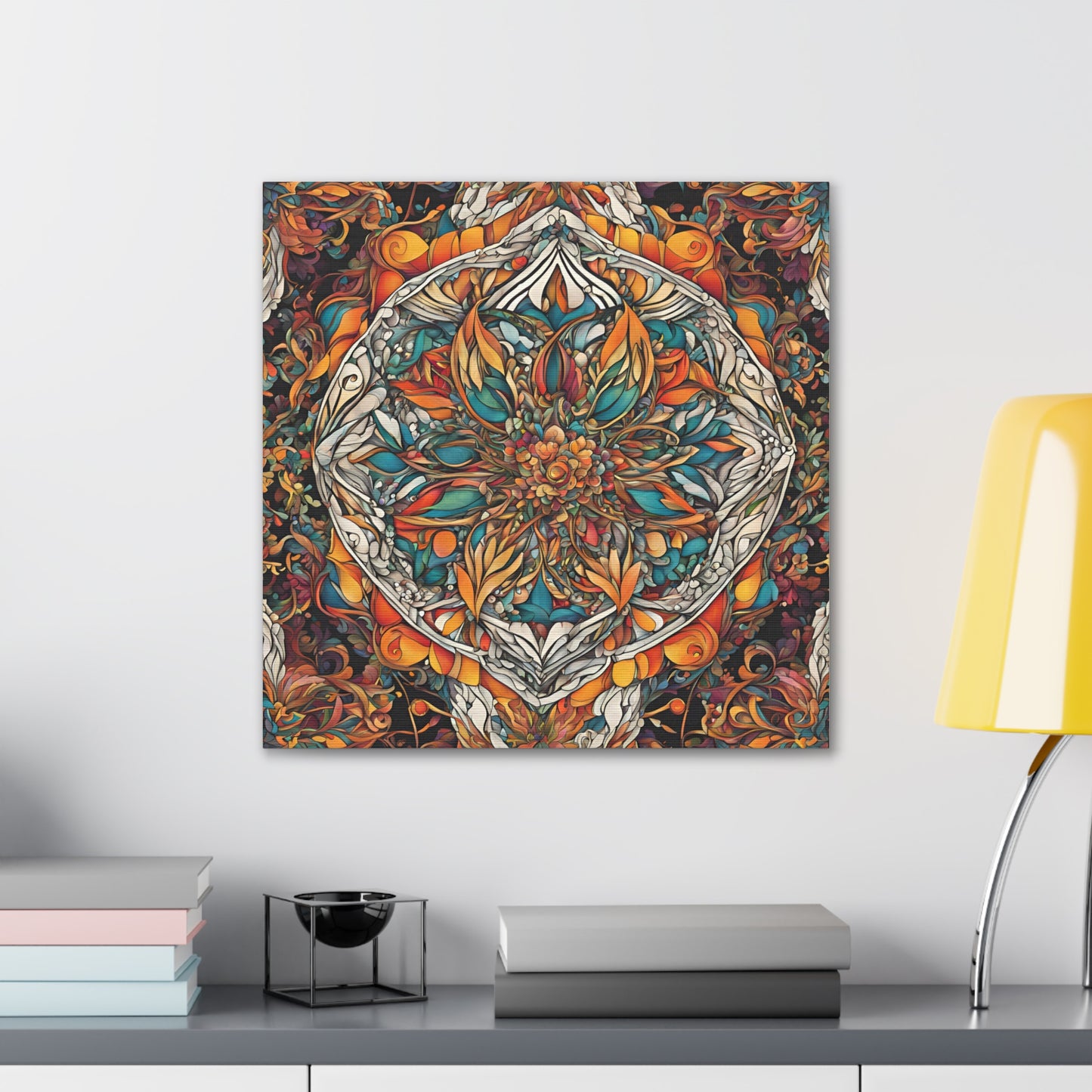 Vibrant Floral Canvas Gallery Wraps - Bohemian Home Decor