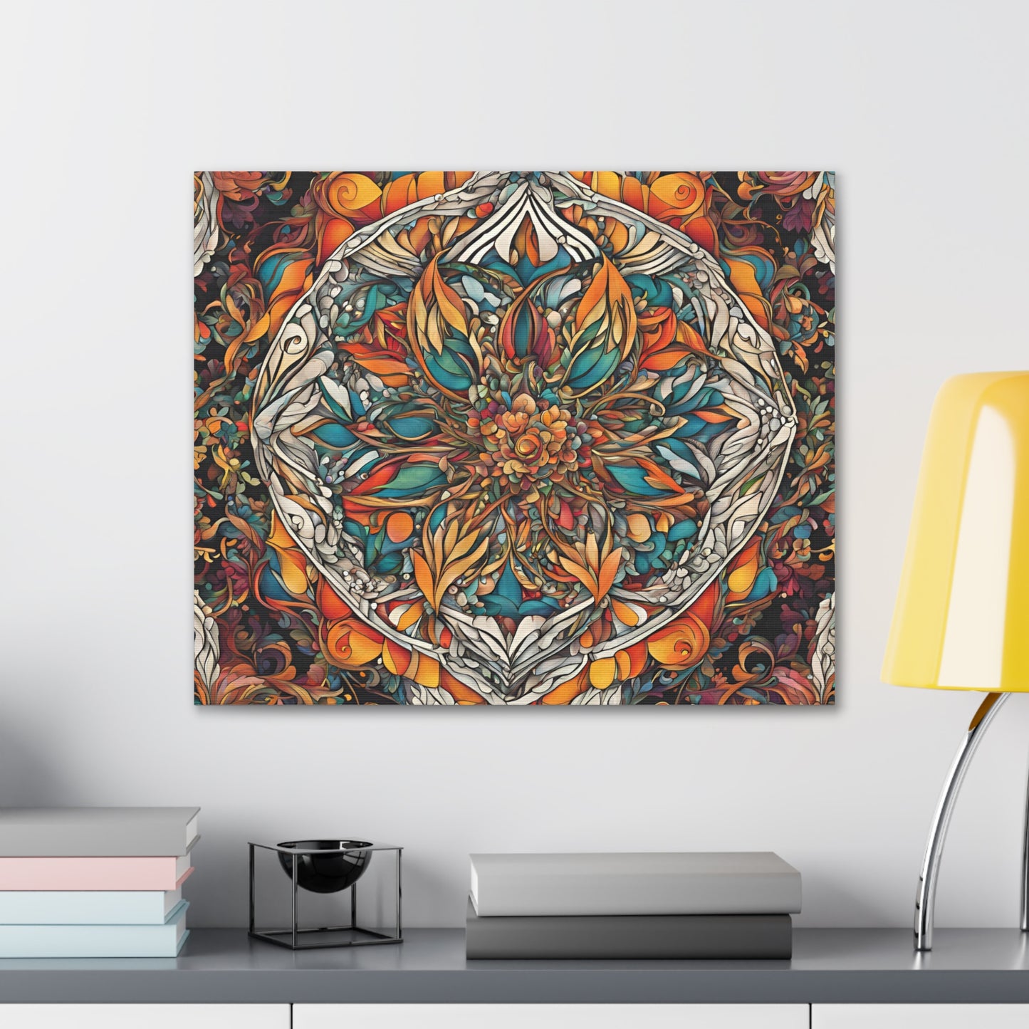 Vibrant Floral Canvas Gallery Wraps - Bohemian Home Decor