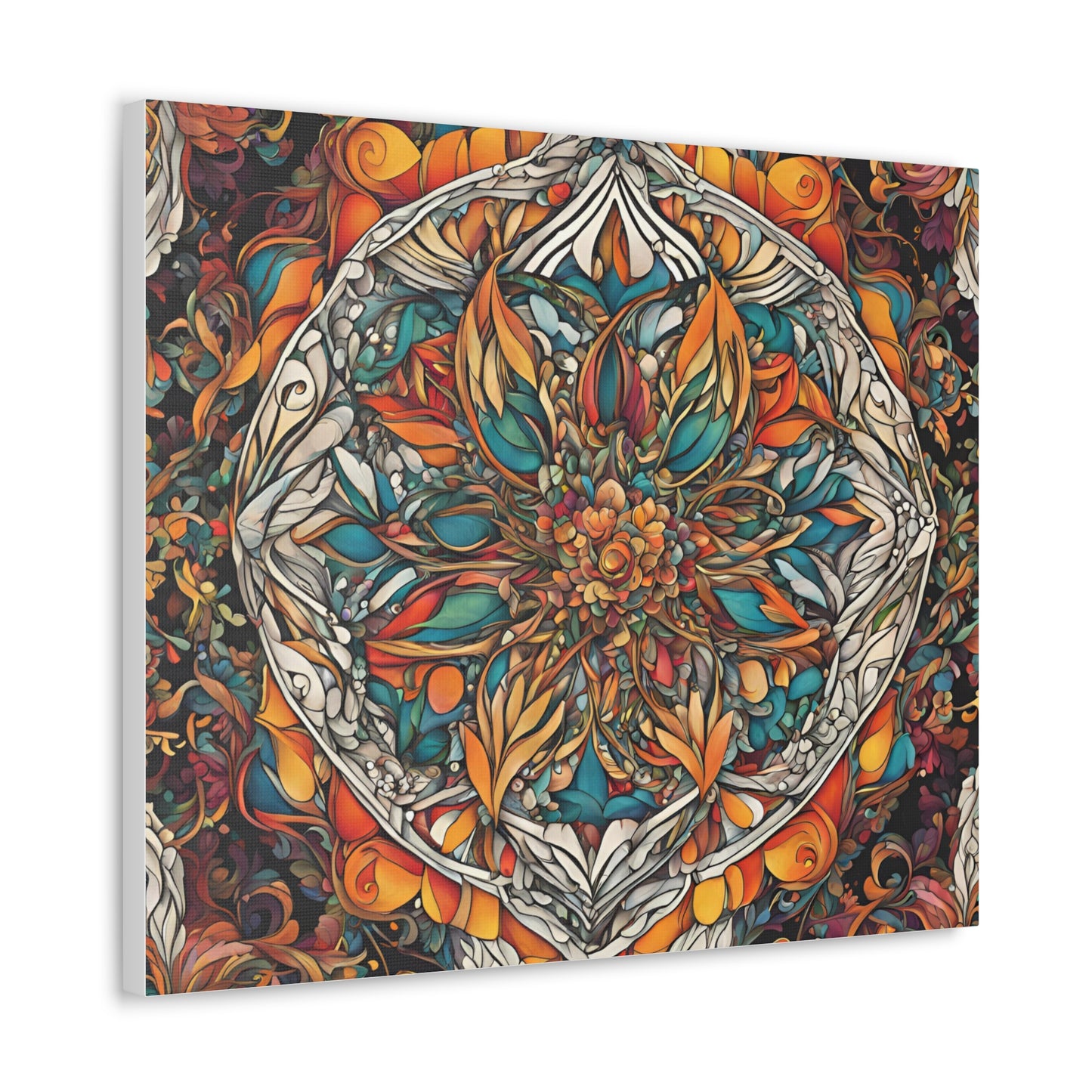 Vibrant Floral Canvas Gallery Wraps - Bohemian Home Decor