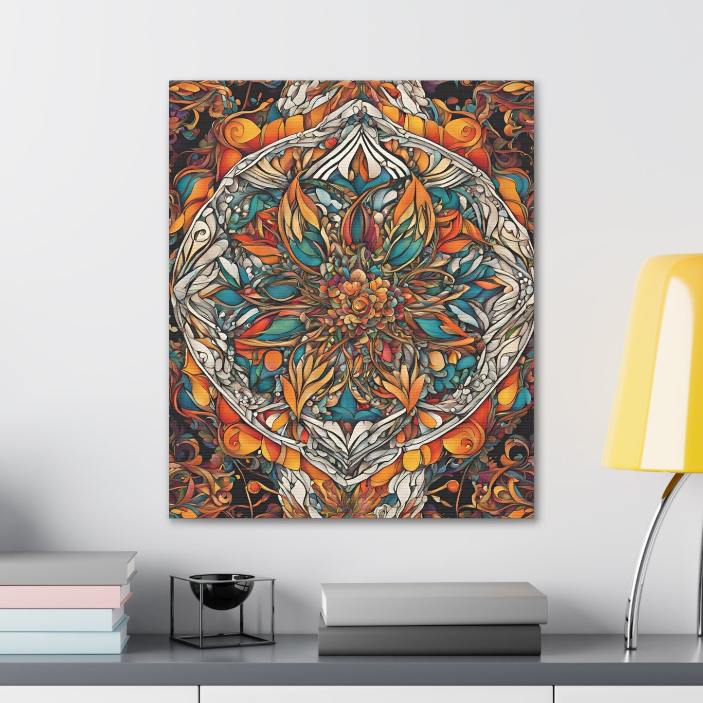 Vibrant Floral Canvas Gallery Wraps - Bohemian Home Decor