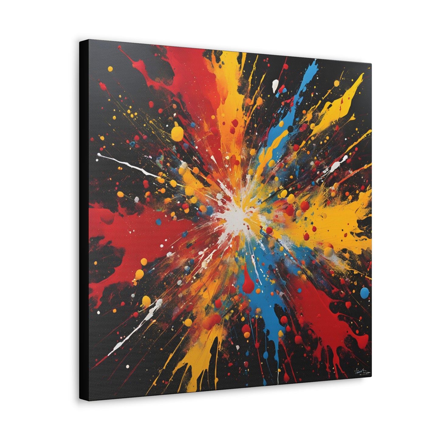 Canvas Gallery Wraps - Explosive Abstract Art for Modern Decor