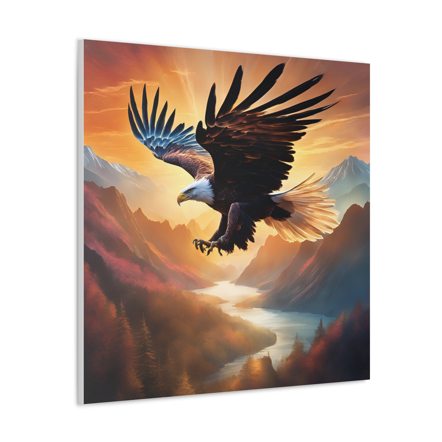 Majestic Eagle Canvas Gallery Wrap - Stunning Wall Art for Nature Lovers