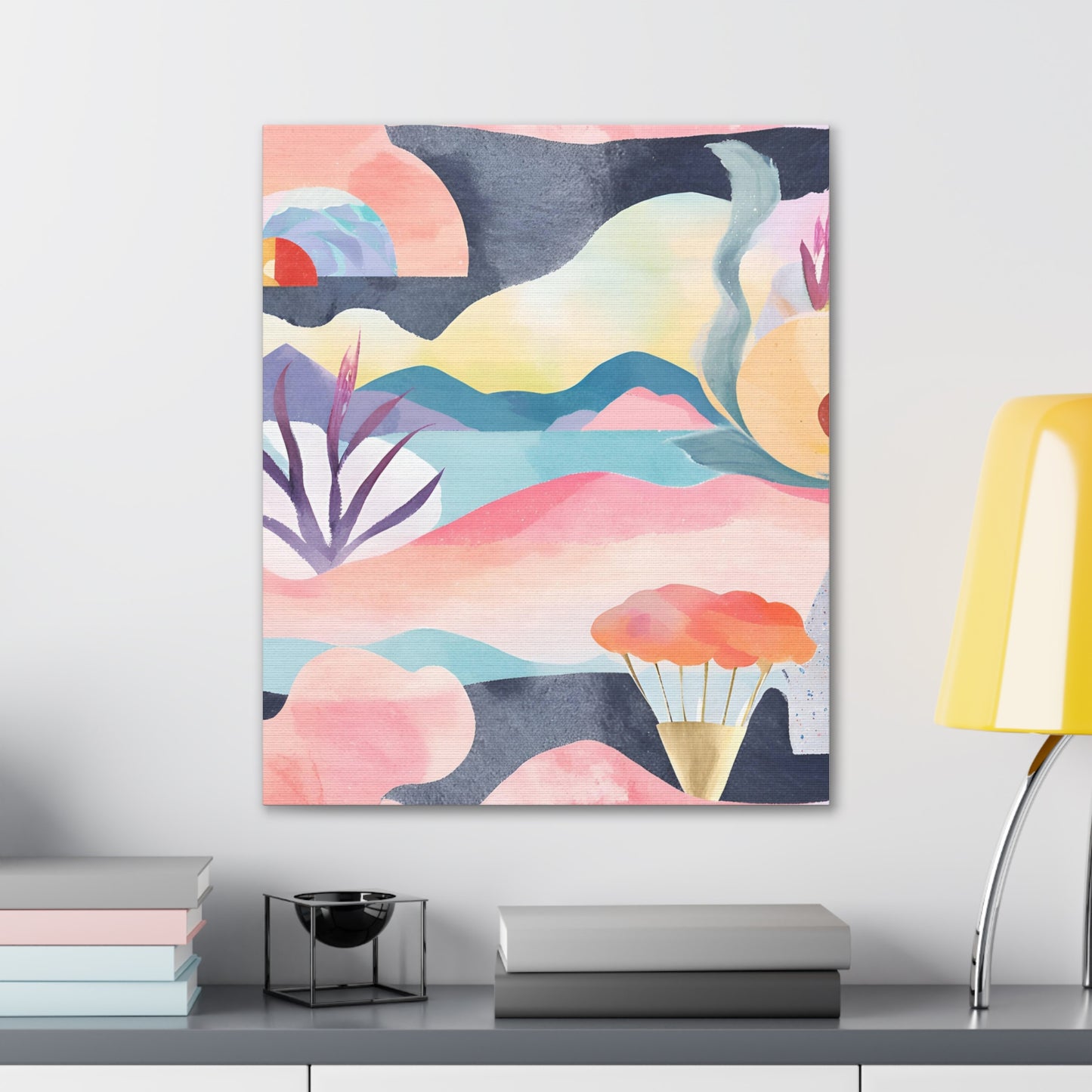 Abstract Landscape Canvas Gallery Wraps - Modern Art Home Decor