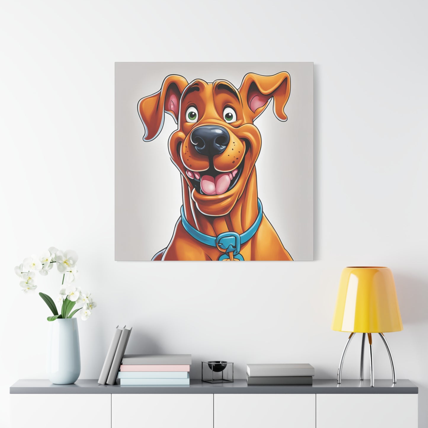 Scooby-Doo Canvas Art - Cheerful Dog Wall Decor