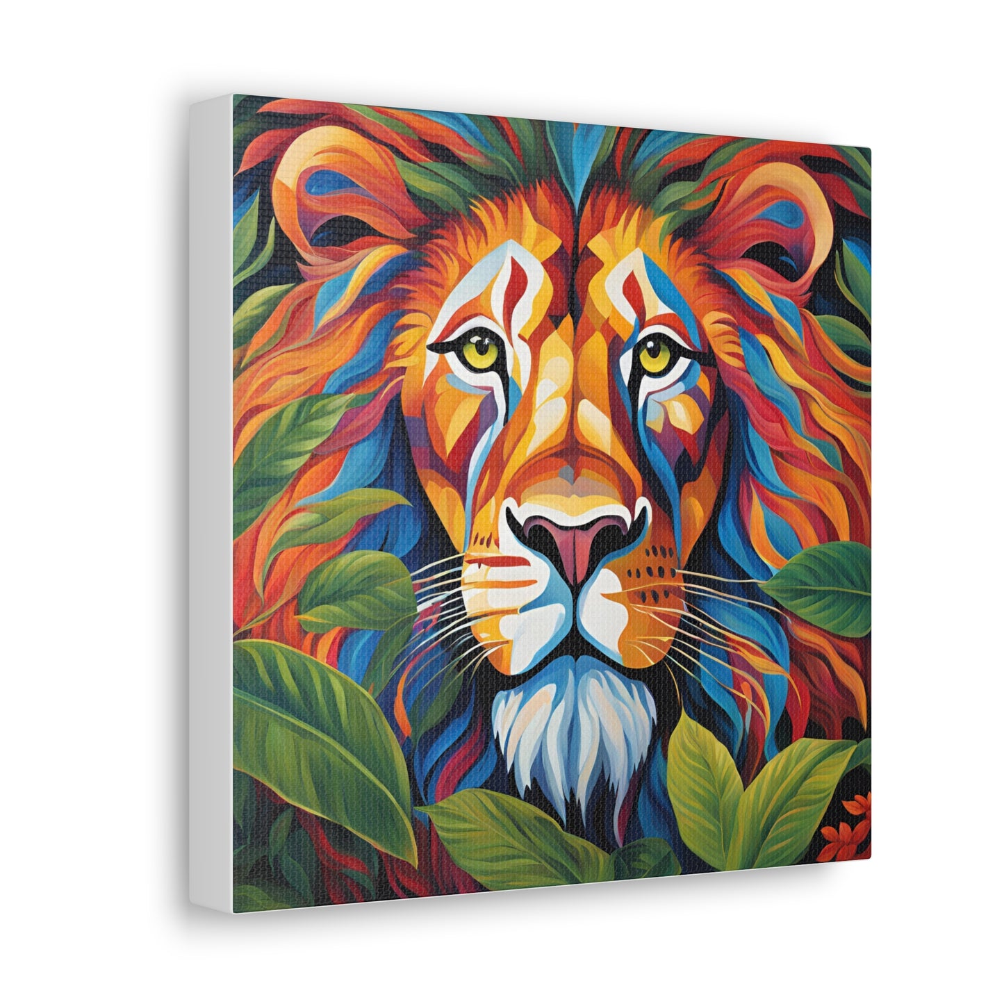 Canvas Art Print - Lion with a Human Face