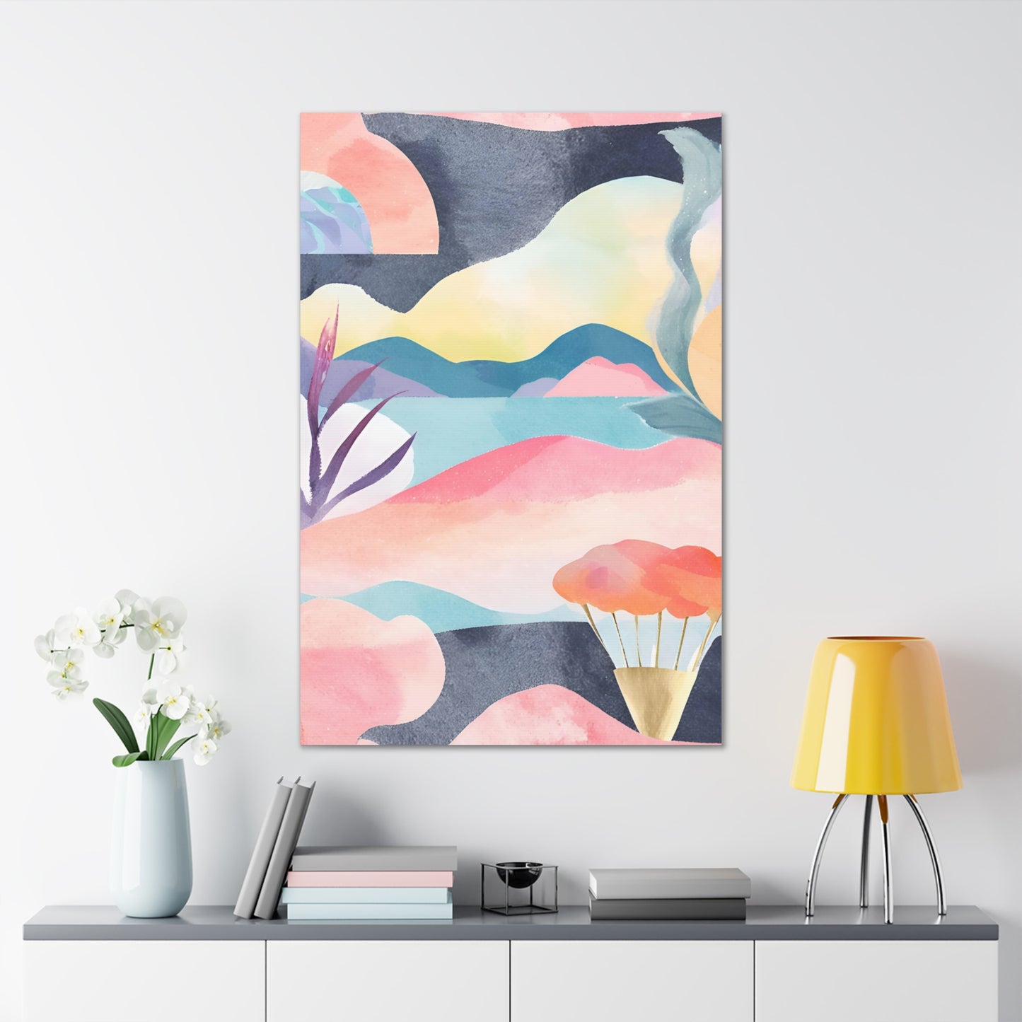 Abstract Landscape Canvas Gallery Wraps - Modern Art Home Decor