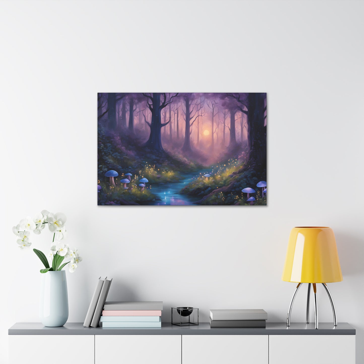 Nature Canvas Gallery Wrap - Mystical Forest Wall Art