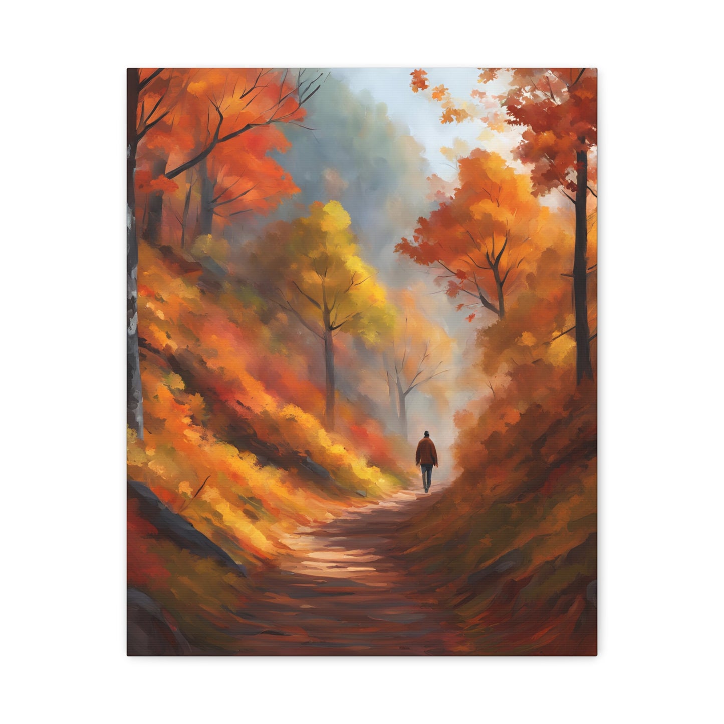 Autumn Landscape Canvas Print - Stretched Art for Home Decor