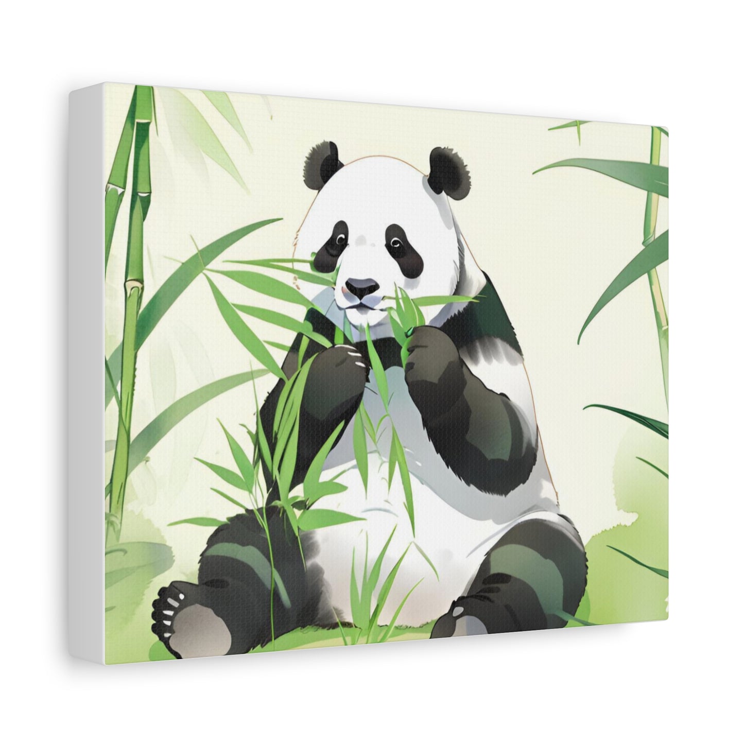 Whimsical Panda Canvas Art - Tranquil Nature Wall Decor