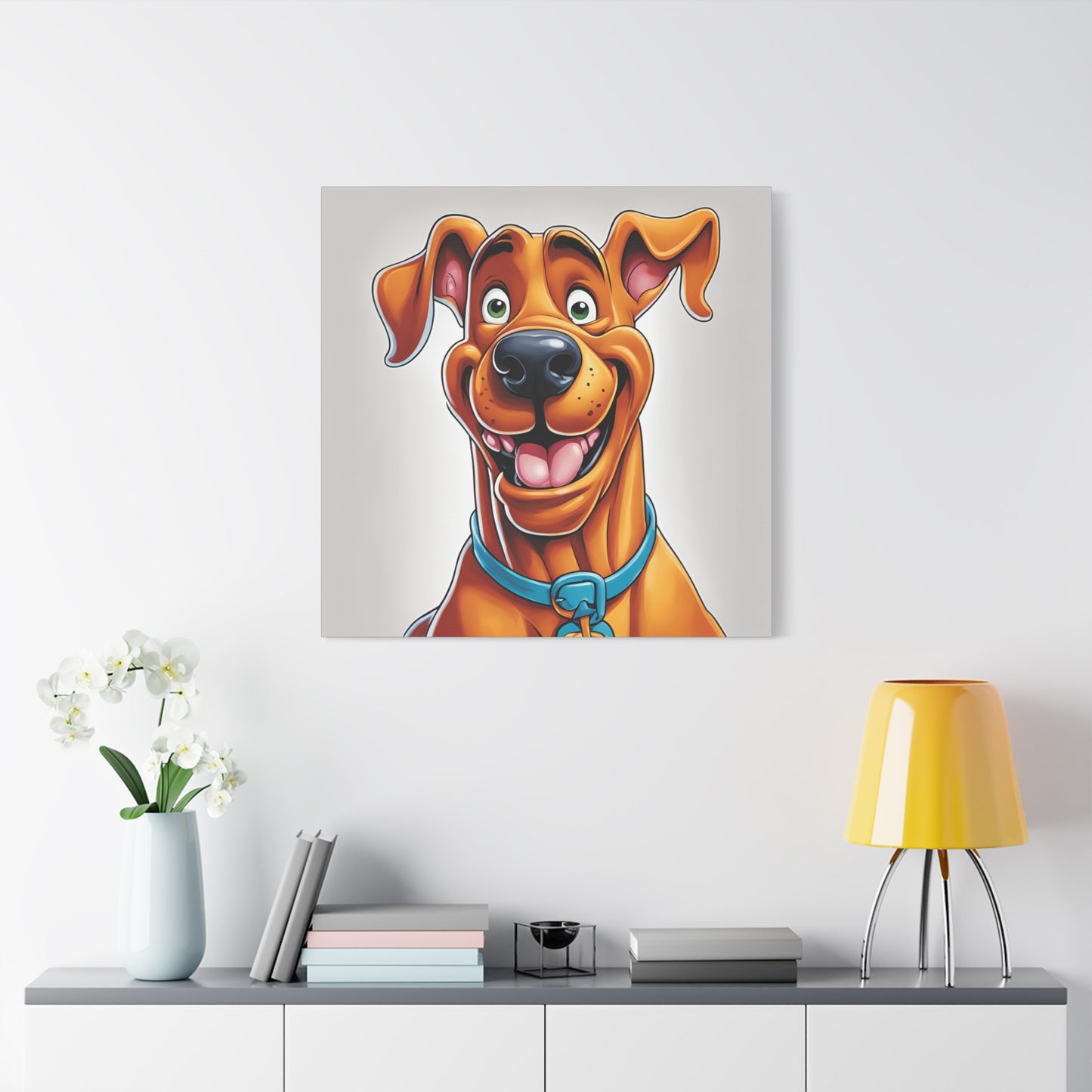 Scooby-Doo Canvas Art - Cheerful Dog Wall Decor