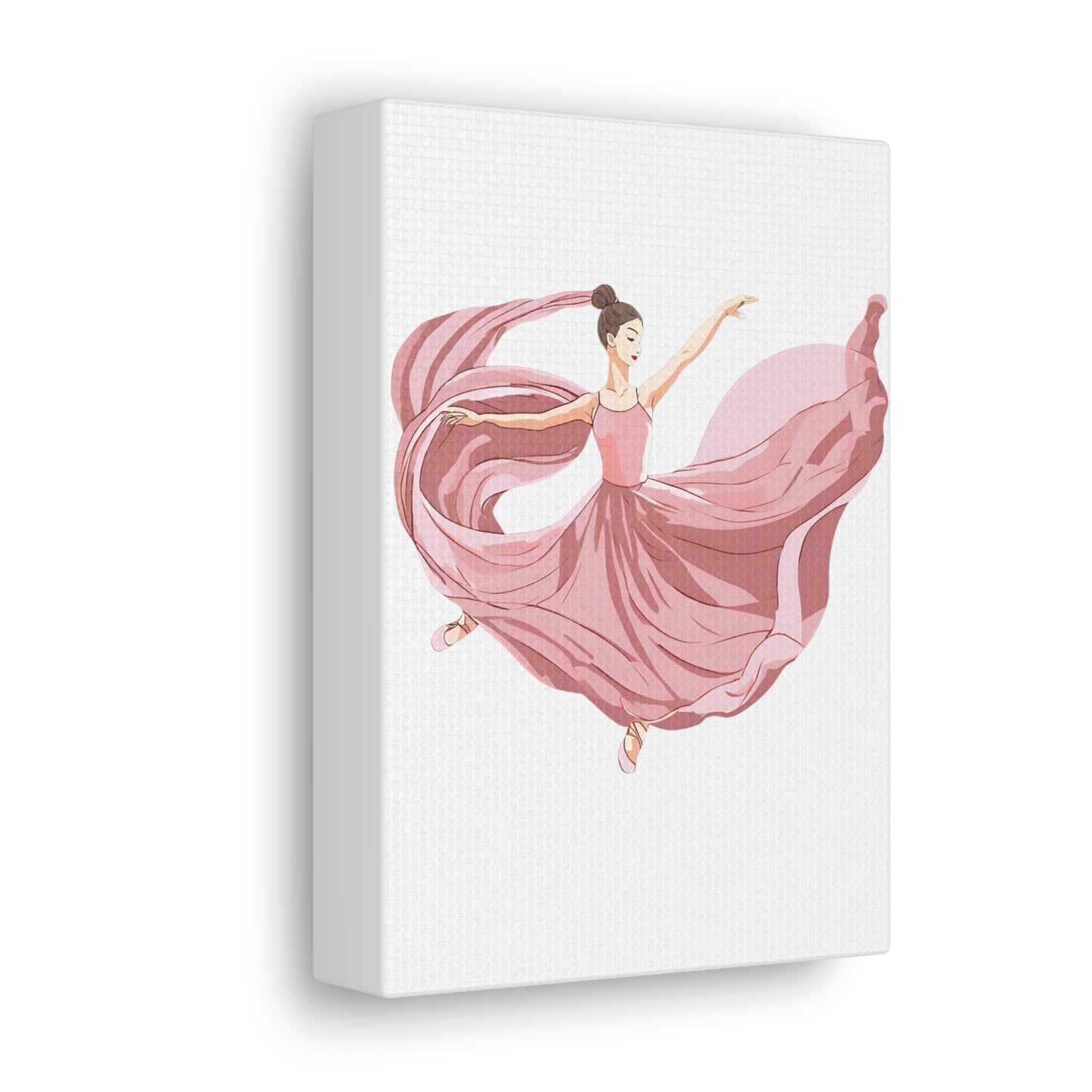 Elegant Ballet Canvas Gallery Wrap - Graceful Dancer Wall Art for Home Decor