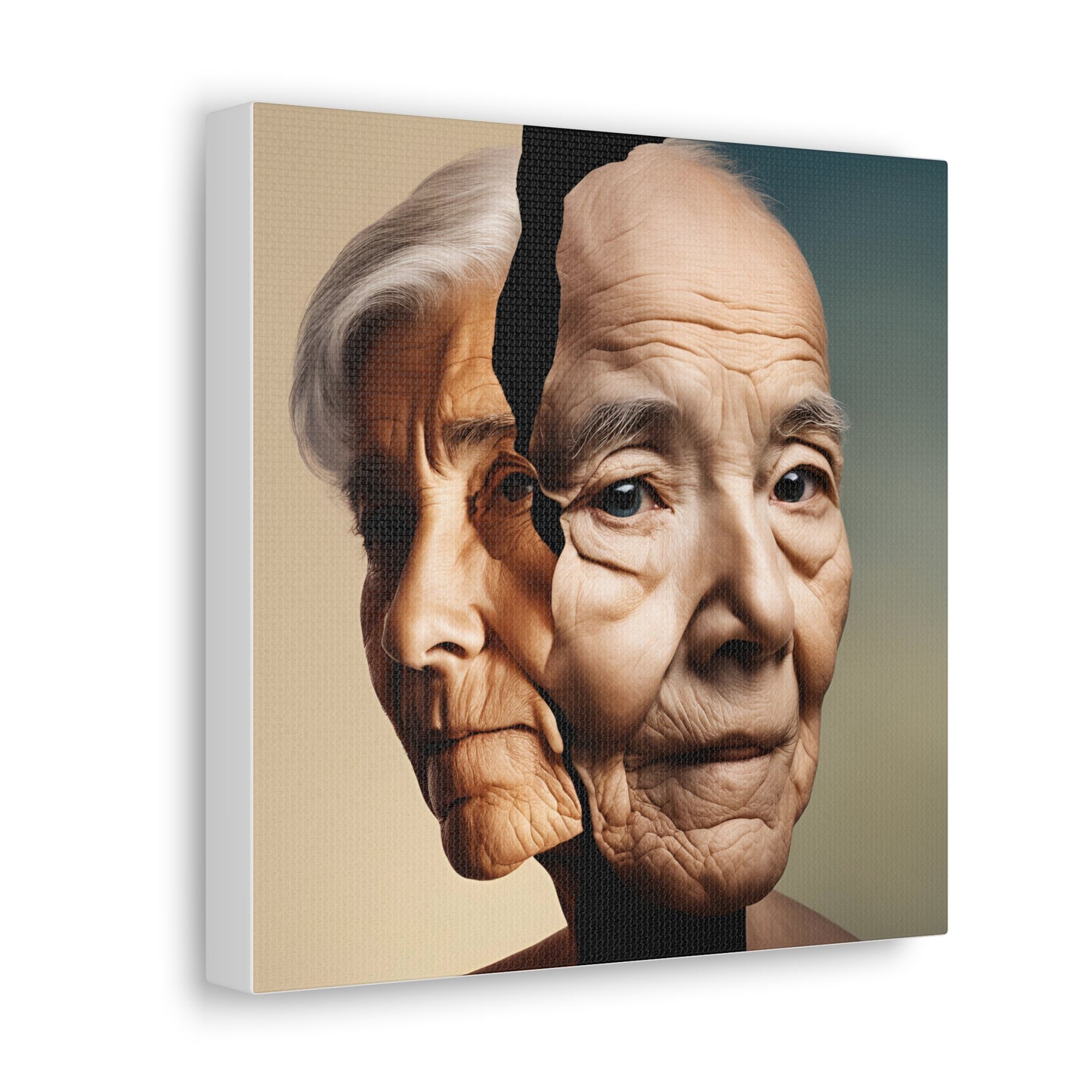 Emotional Canvas Gallery Wraps - Timeless Faces of Aging