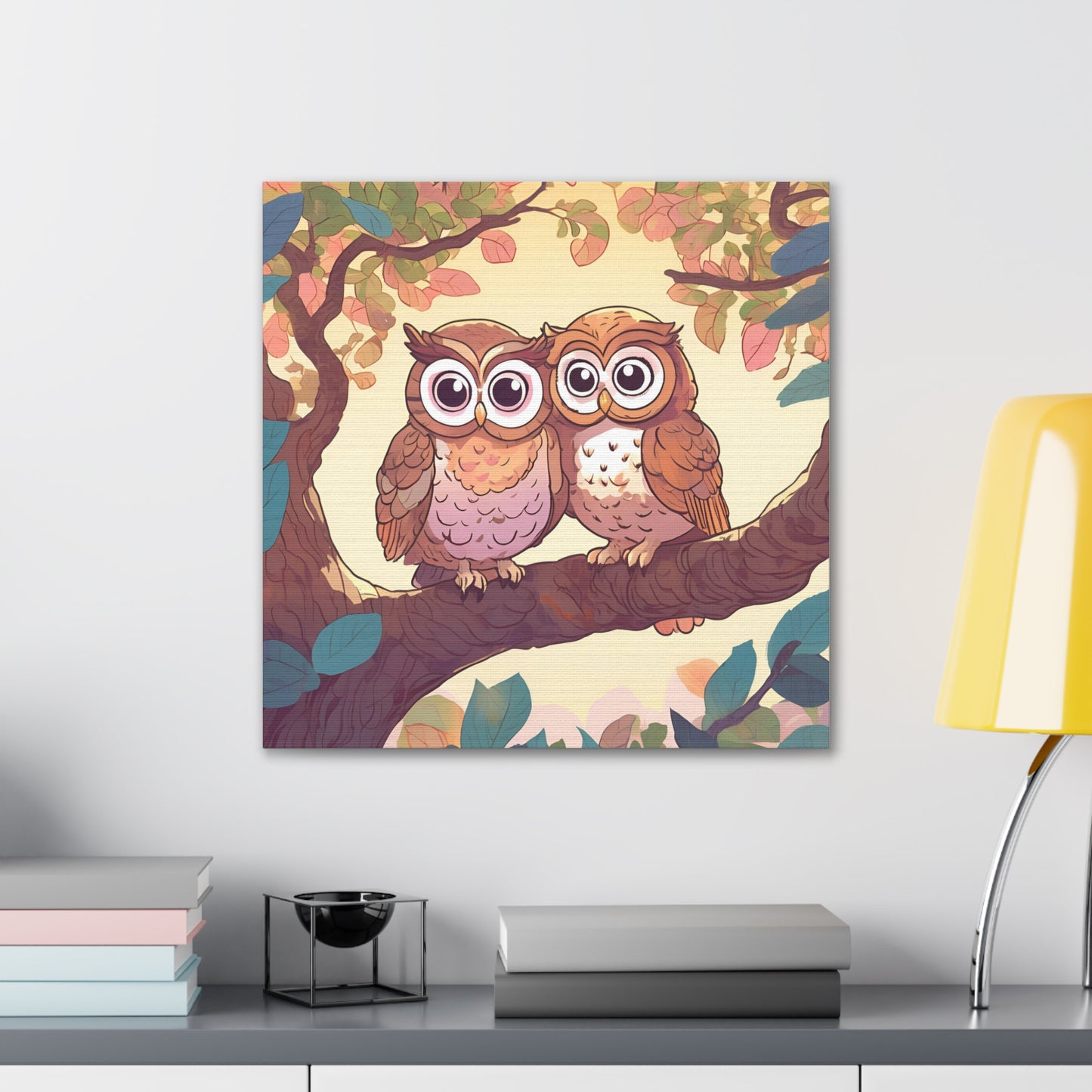 Charming Owl Canvas Gallery Wrap - Perfect Wall Art for Nature Lovers