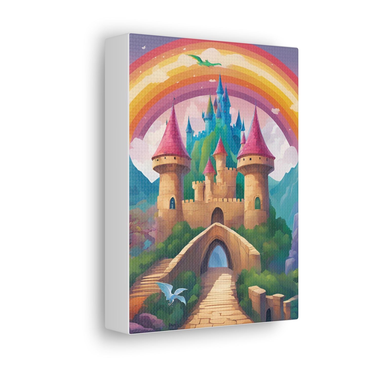 Canvas Gallery Wrap - Enchanted Castle Fantasy Art Home Decor