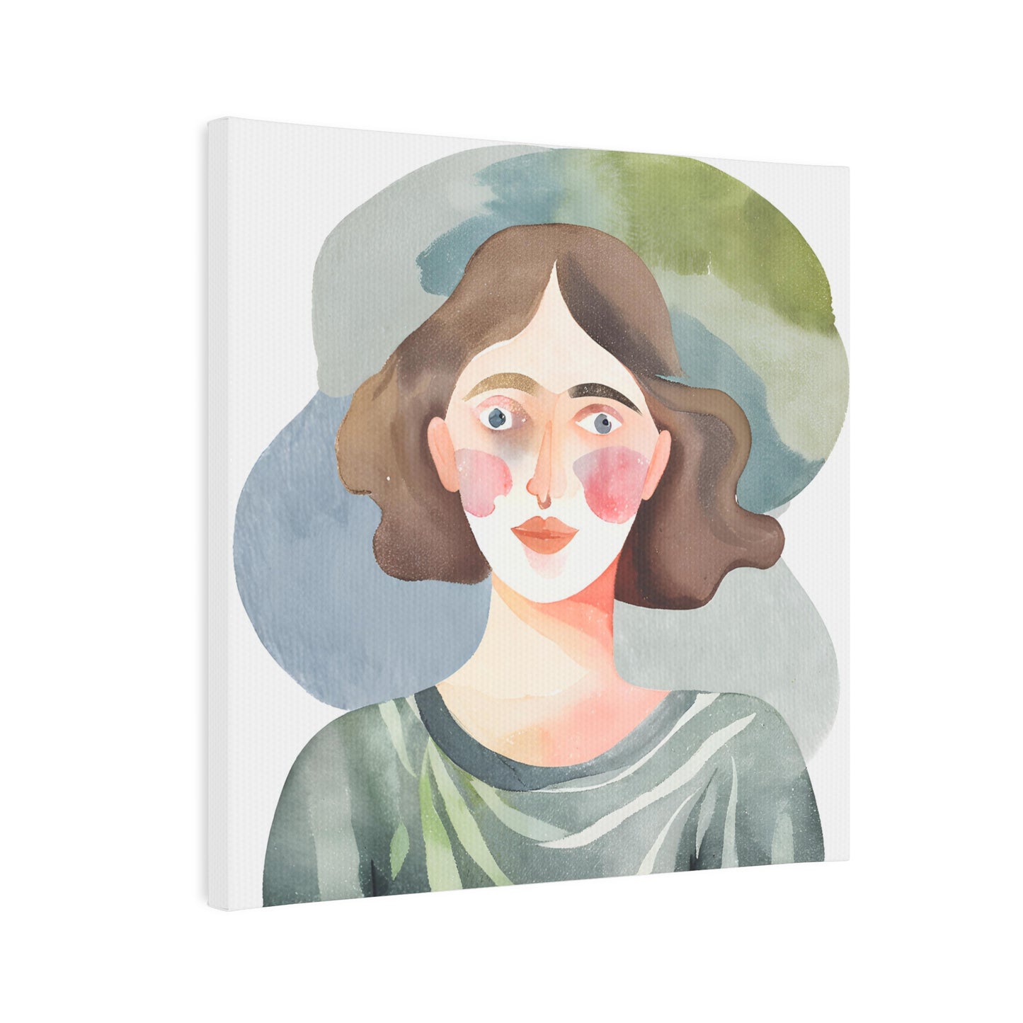 Artistic Canvas Photo Tile - Whimsical Portrait