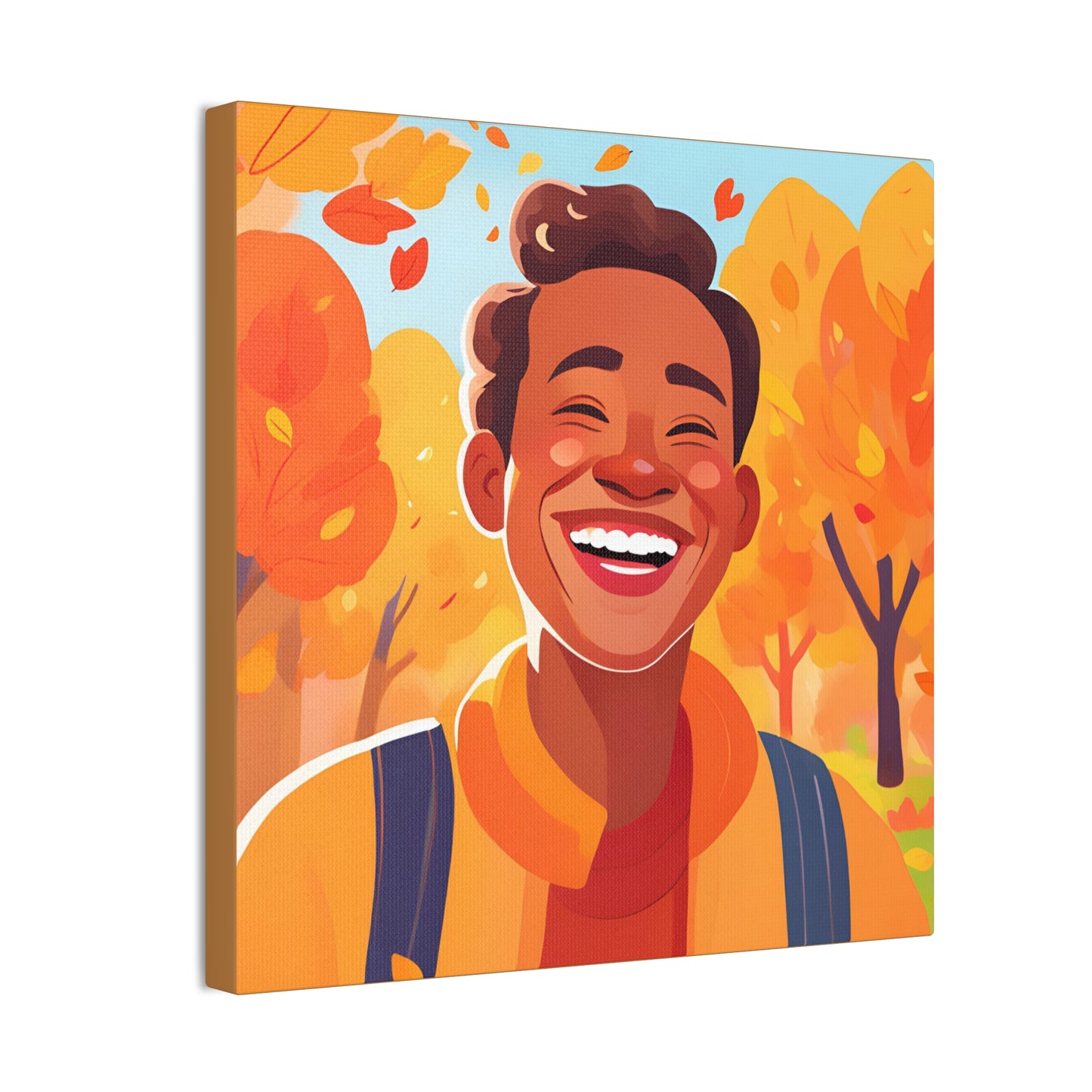 Cheerful Autumn Canvas Art