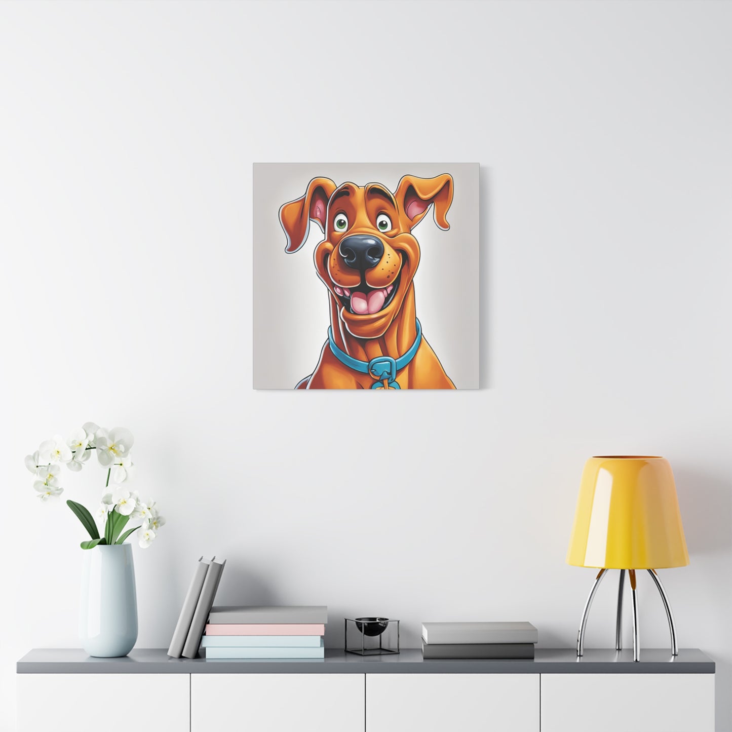 Scooby-Doo Canvas Art - Cheerful Dog Wall Decor