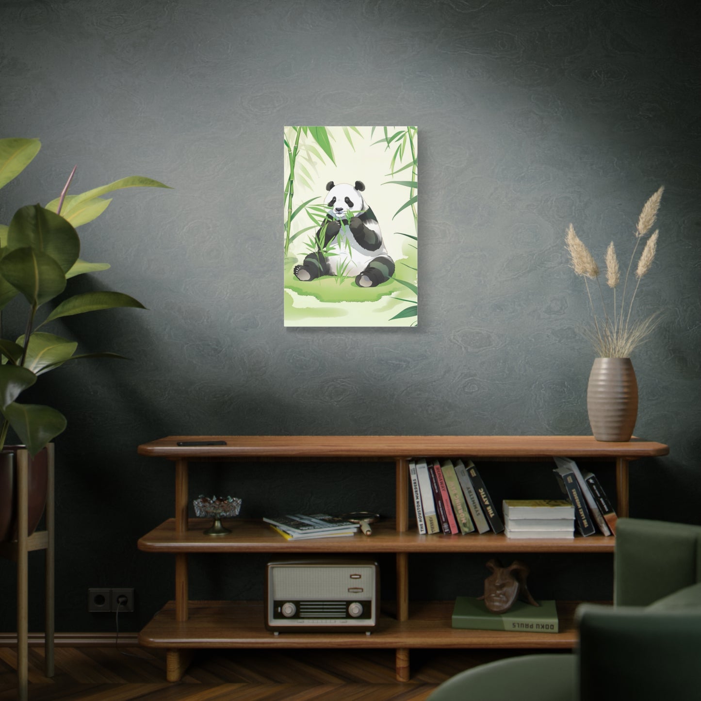 Whimsical Panda Canvas Art - Tranquil Nature Wall Decor