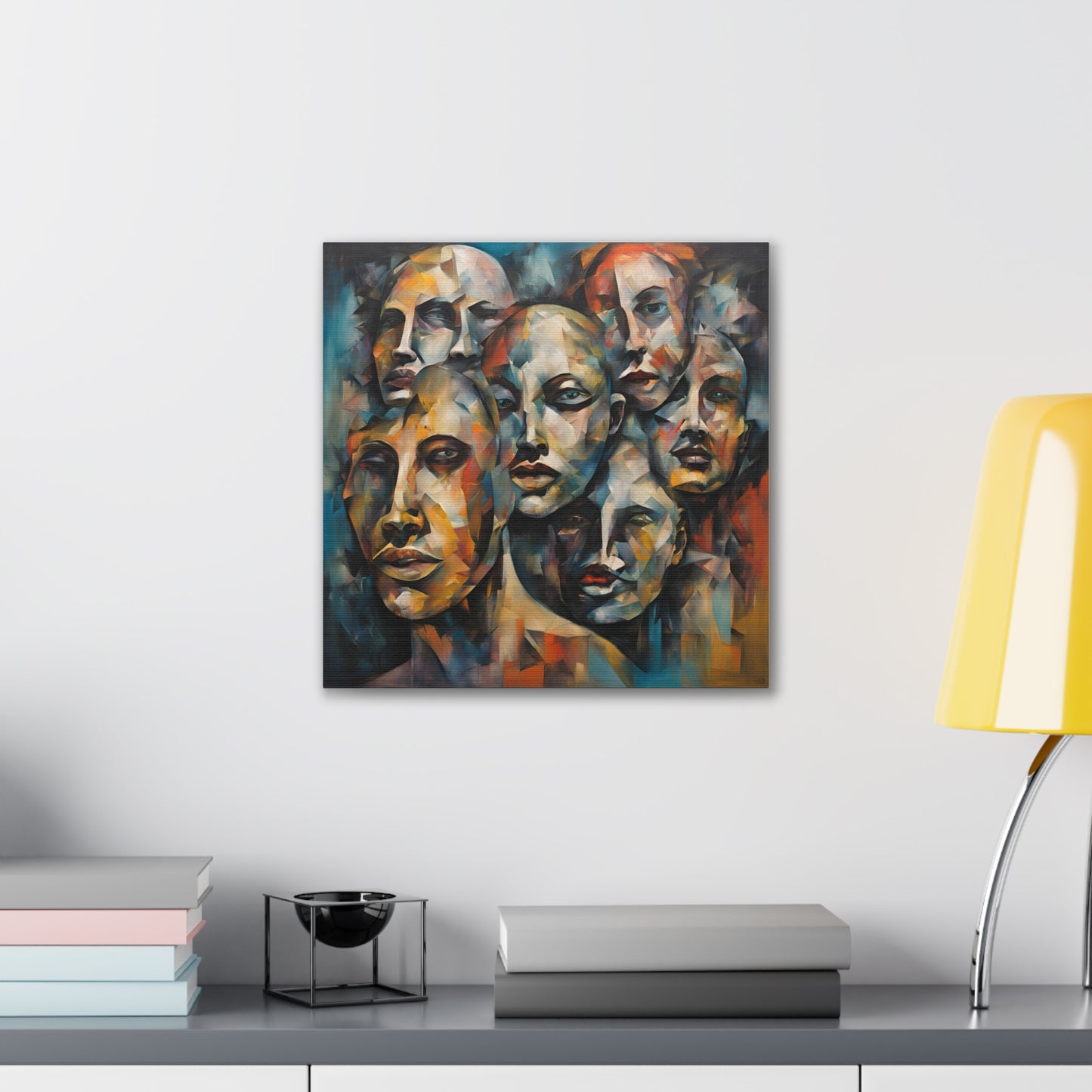 Expressionism Faces Canvas Art - Modern Wall Decor