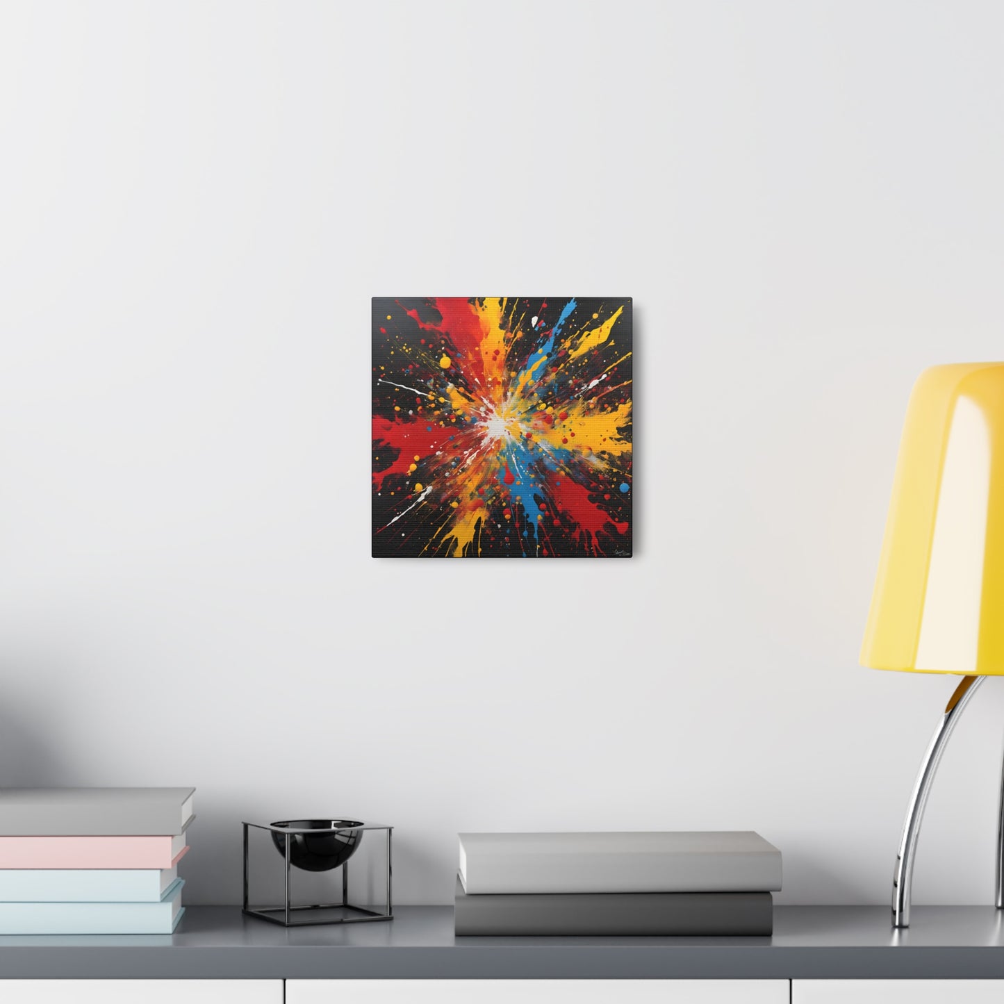 Canvas Gallery Wraps - Explosive Abstract Art for Modern Decor