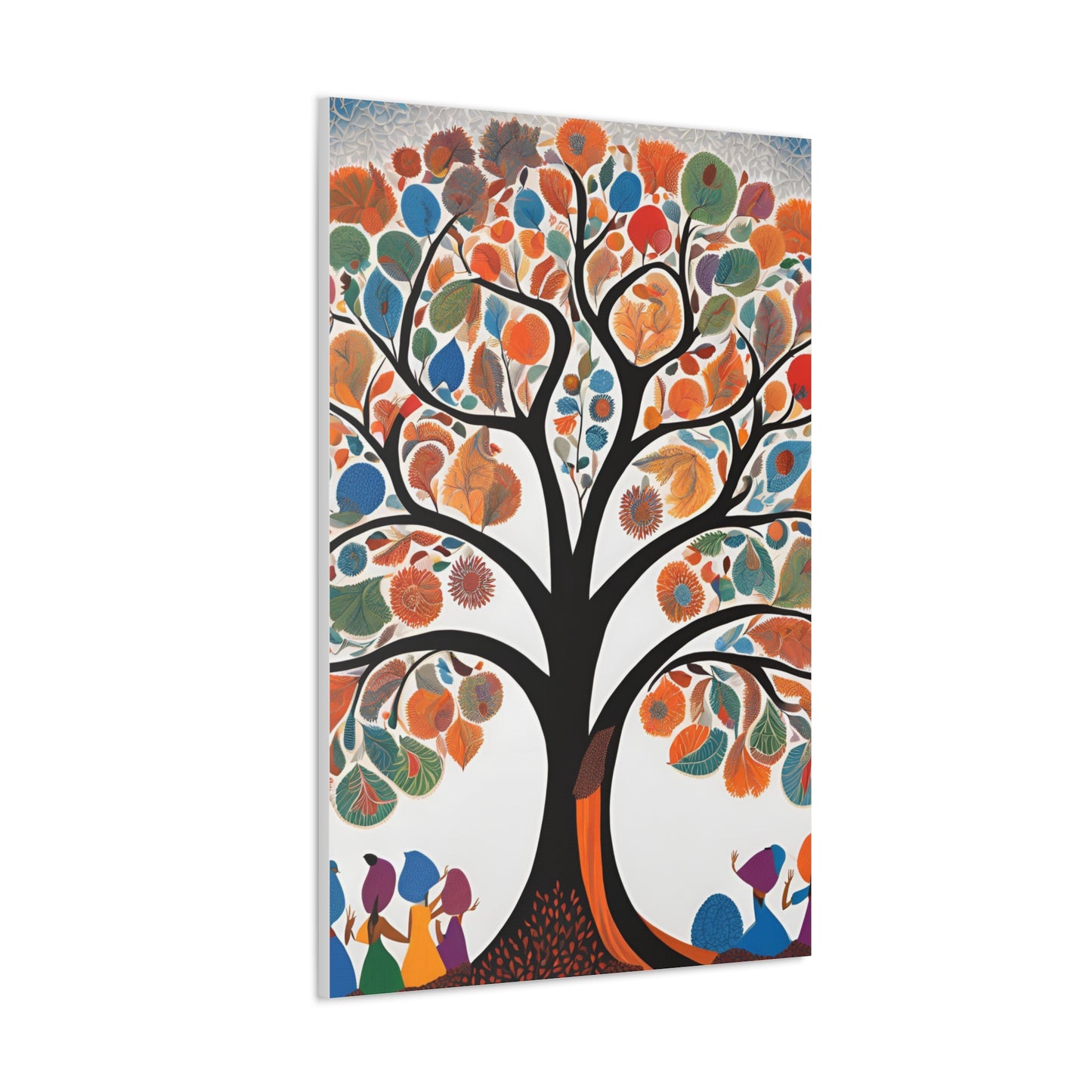 Vibrant Tree of Life Canvas Gallery Wrap