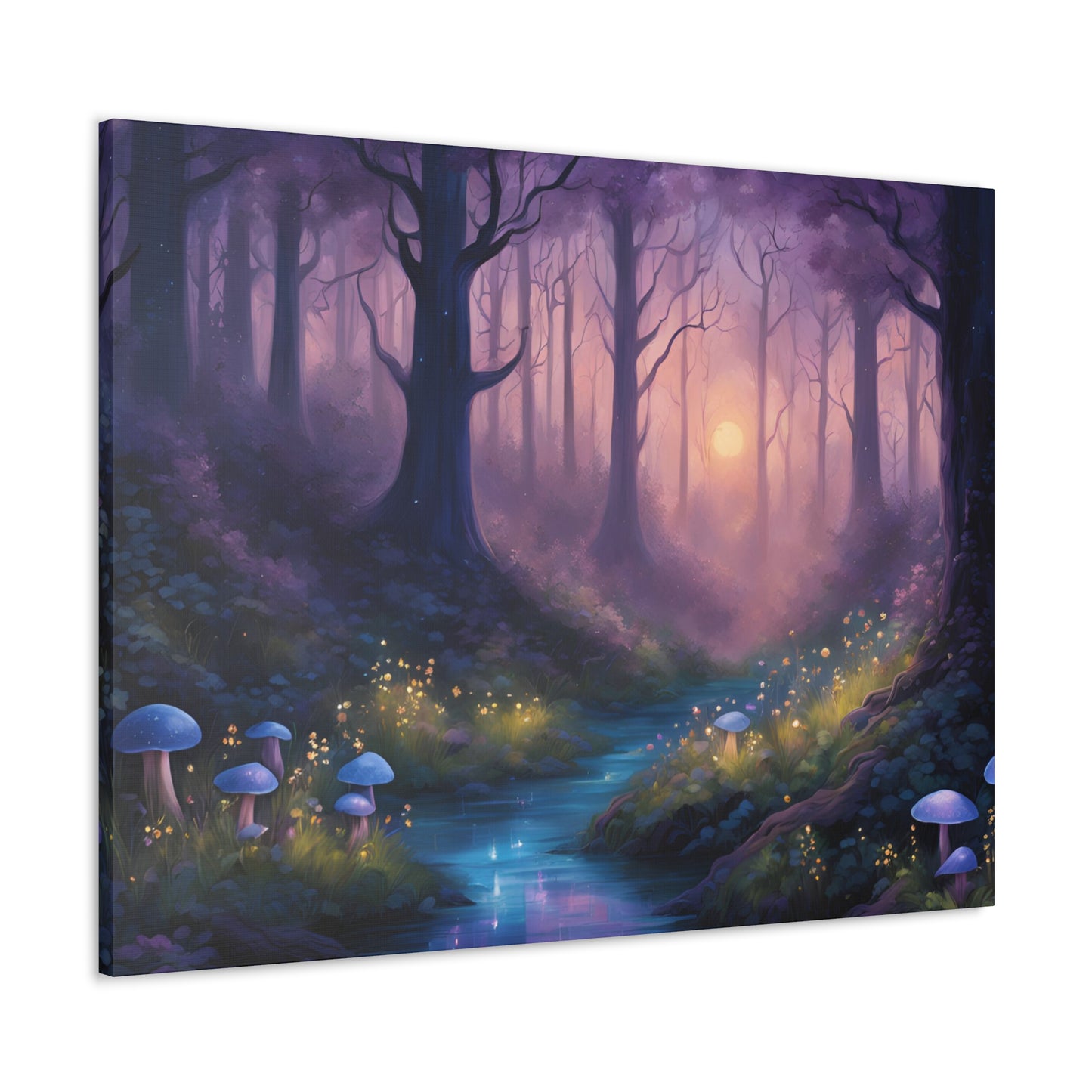 Nature Canvas Gallery Wrap - Mystical Forest Wall Art