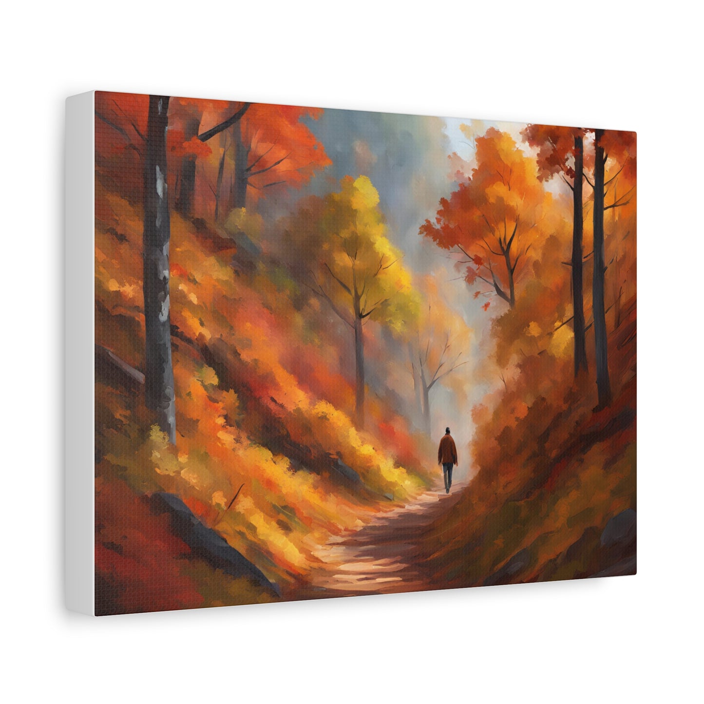 Autumn Landscape Canvas Print - Stretched Art for Home Decor