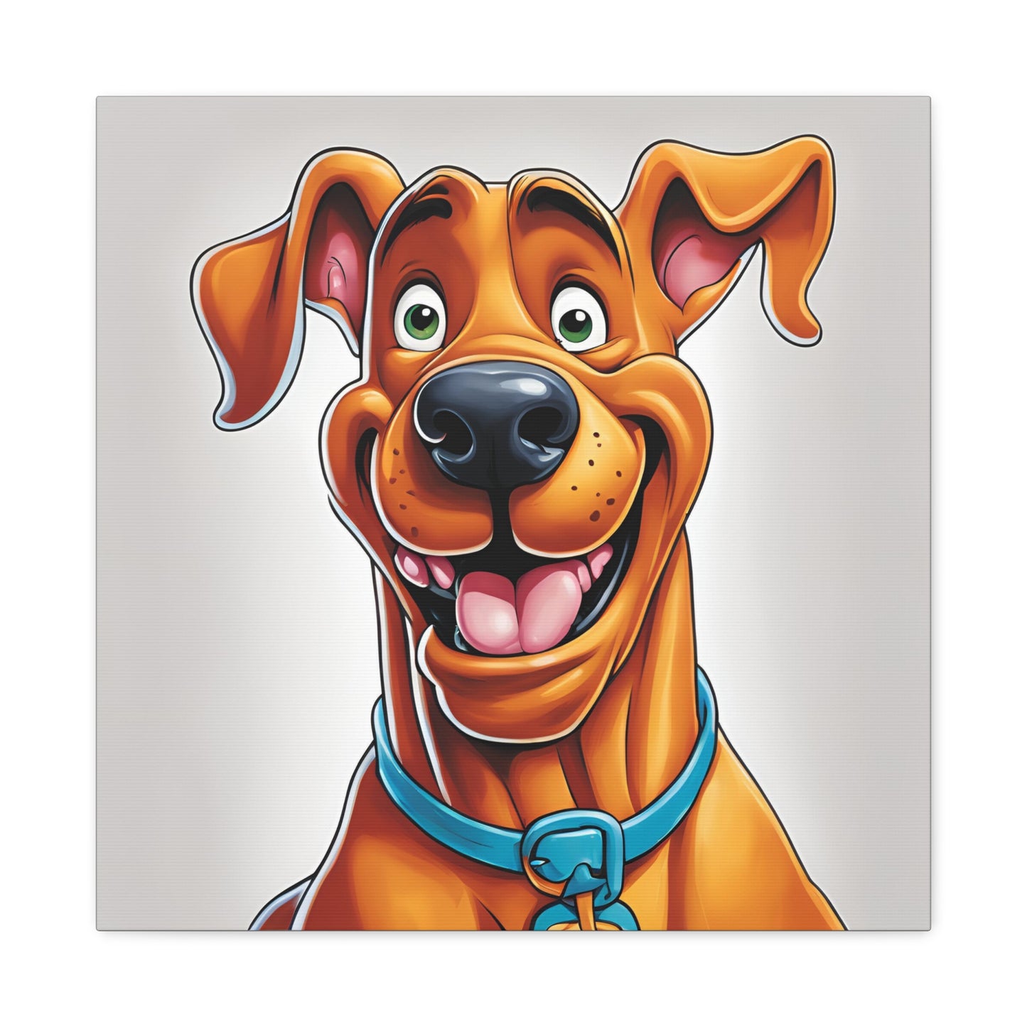 Scooby-Doo Canvas Art - Cheerful Dog Wall Decor