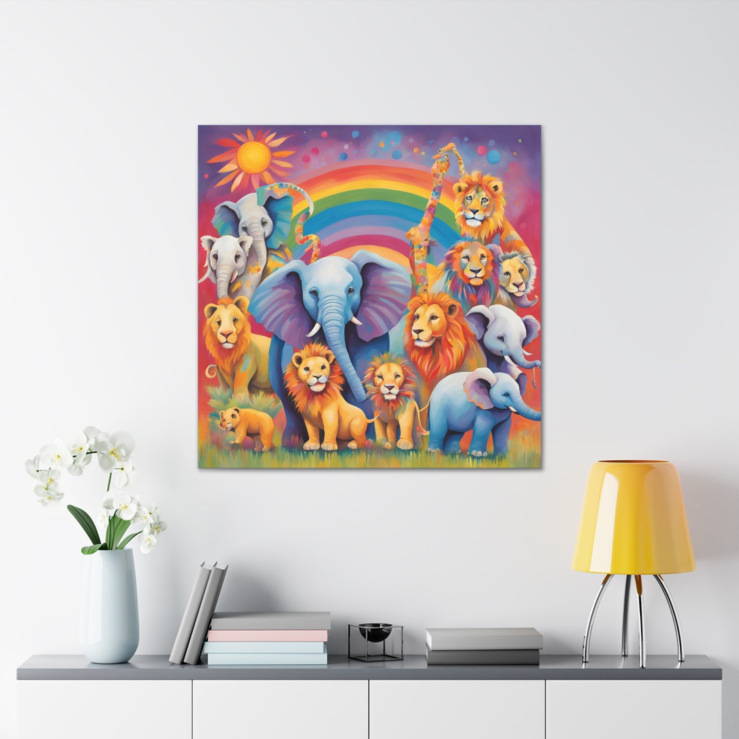 Animal Canvas For Kids