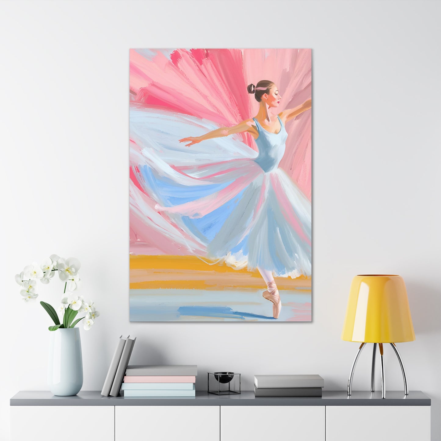 Elegant Ballerina Canvas Gallery Wraps - Perfect for Dance Lovers and Art Enthusiasts