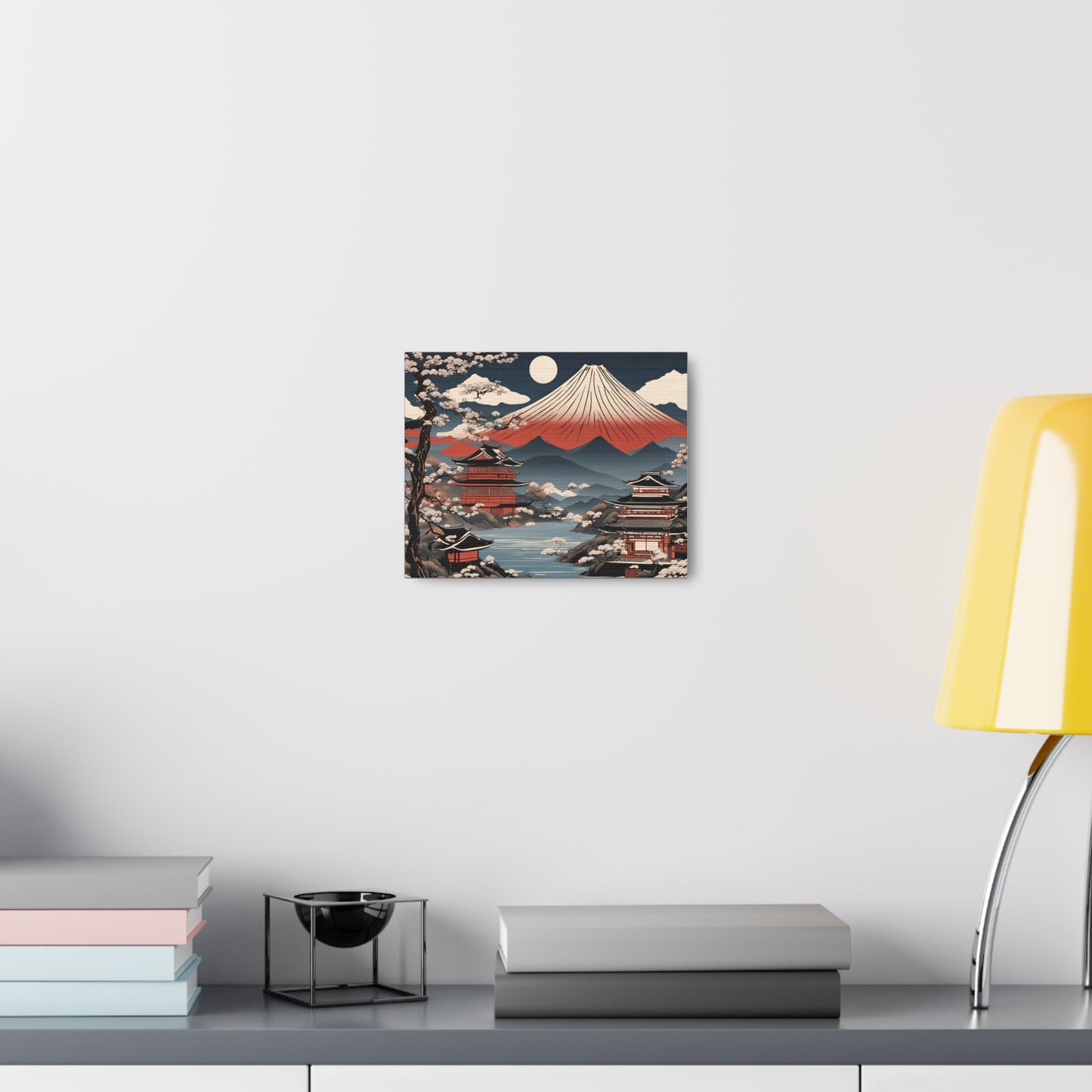 Japanese Mountain Canvas Gallery Wraps - Scenic Home Wall Art for Nature Lovers | Japanese Ukiyo-e