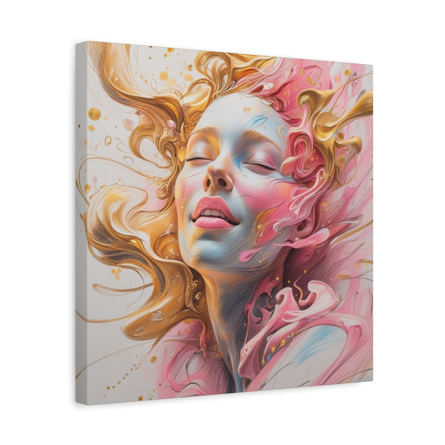 Canvas Wall Decor - Abstract Woman Portrait