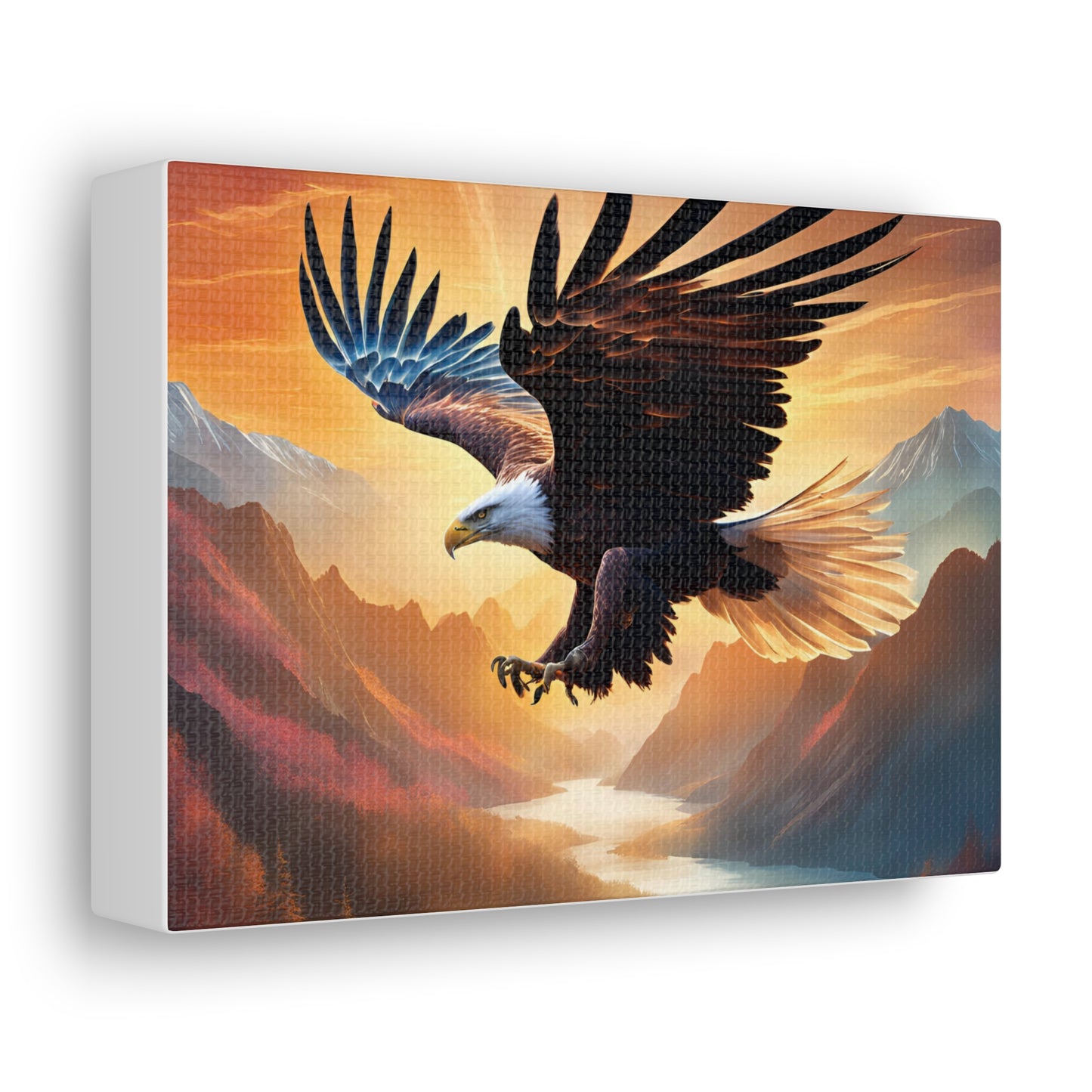 Majestic Eagle Canvas Gallery Wrap - Stunning Wall Art for Nature Lovers